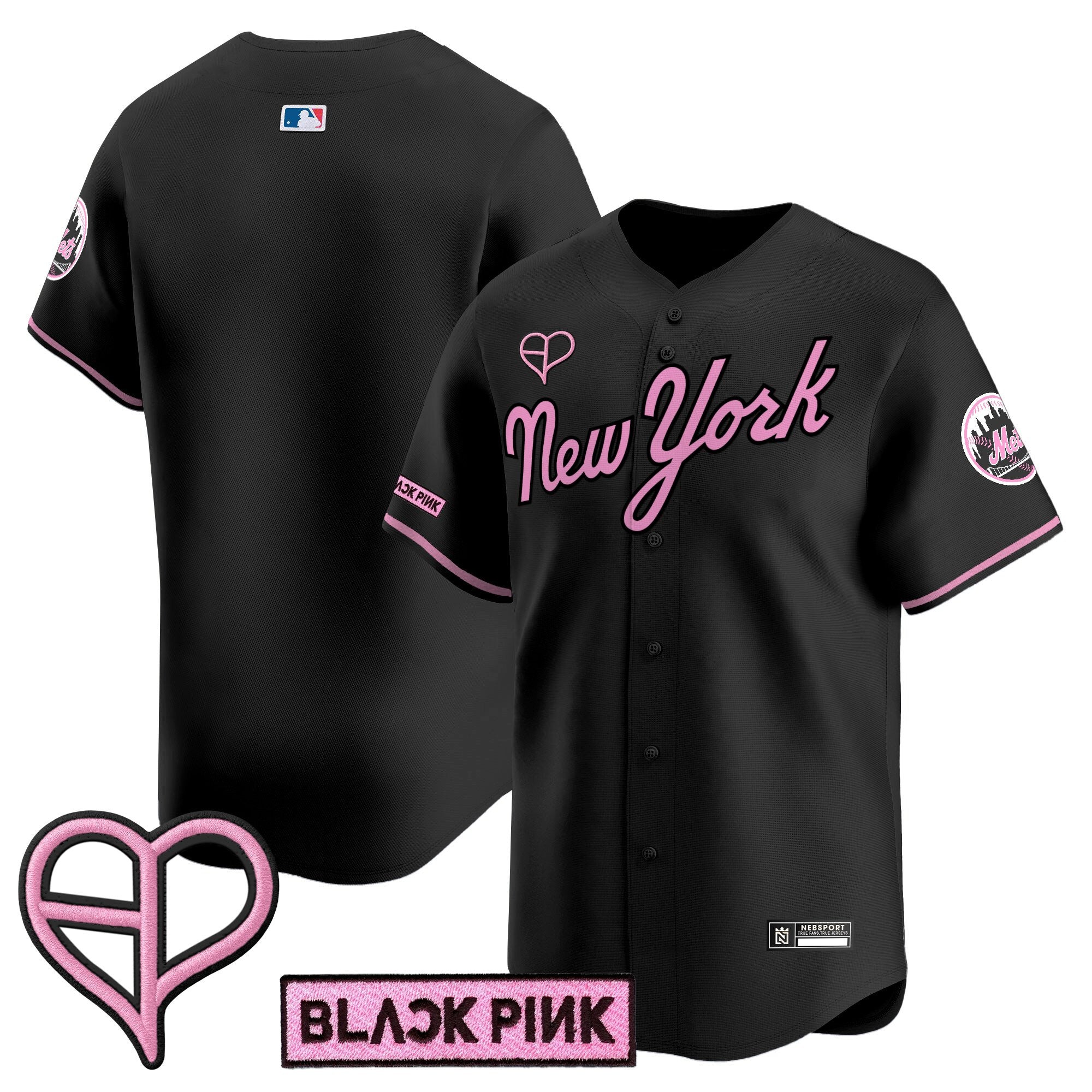 NYM x BLACKPINK 2025 Vapor Premier Limited Jersey - Stitched