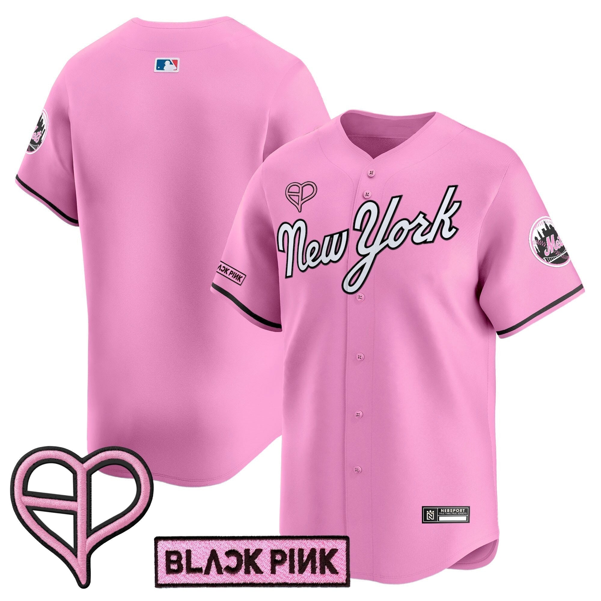 NYM x BLACKPINK 2025 Vapor Premier Limited Jersey - Stitched