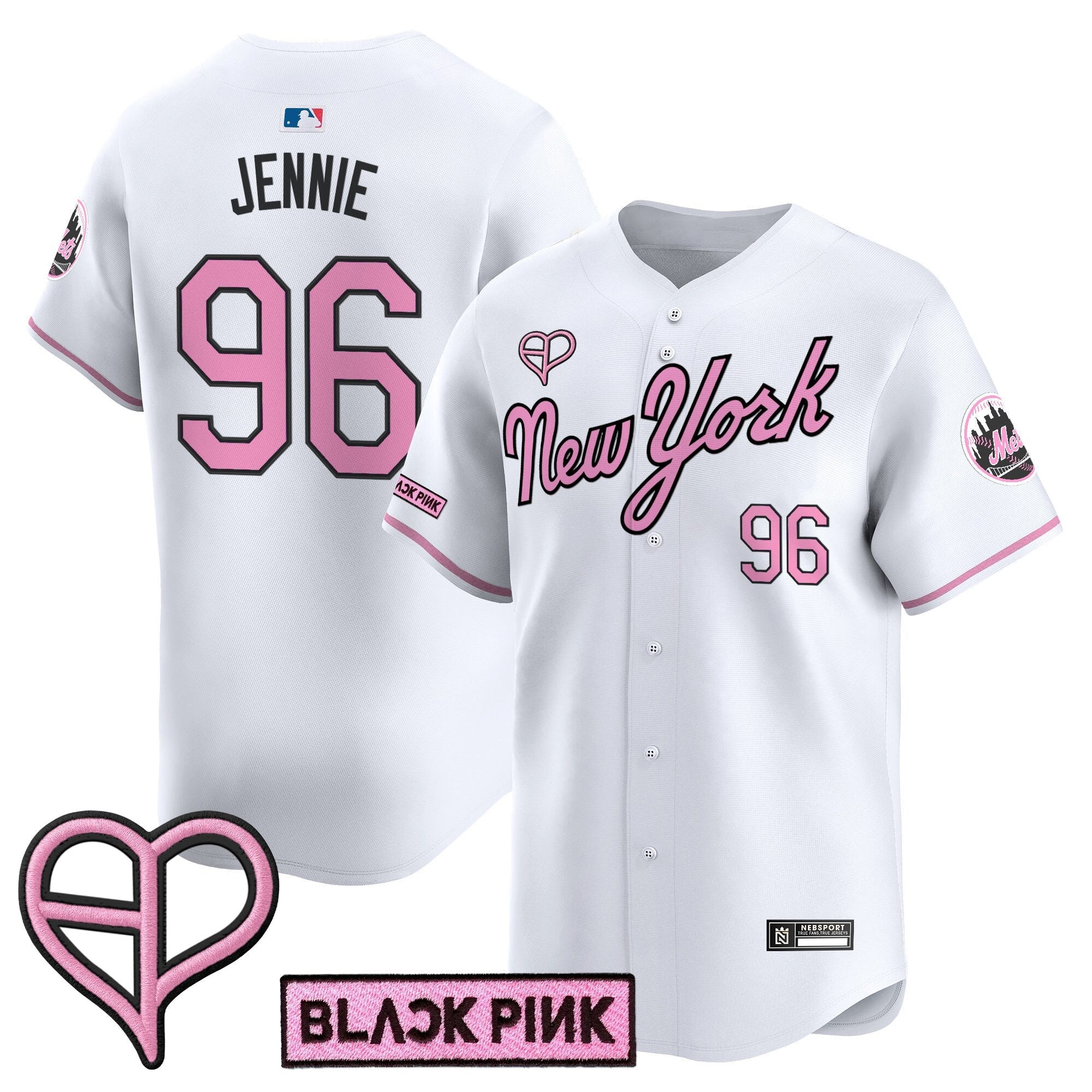 NYM x BLACKPINK 2025 Vapor Premier Limited Jersey - Stitched