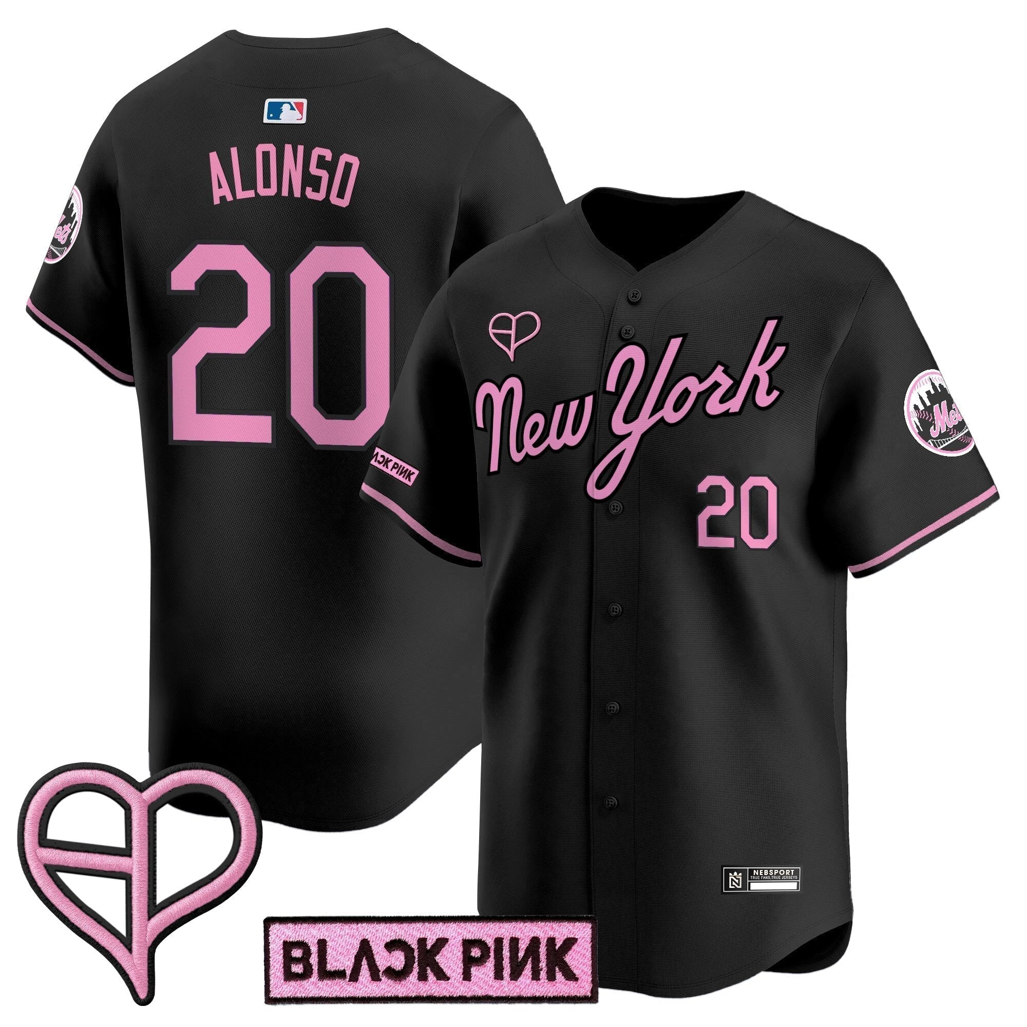 NYM x BLACKPINK 2025 Vapor Premier Limited Jersey - Stitched