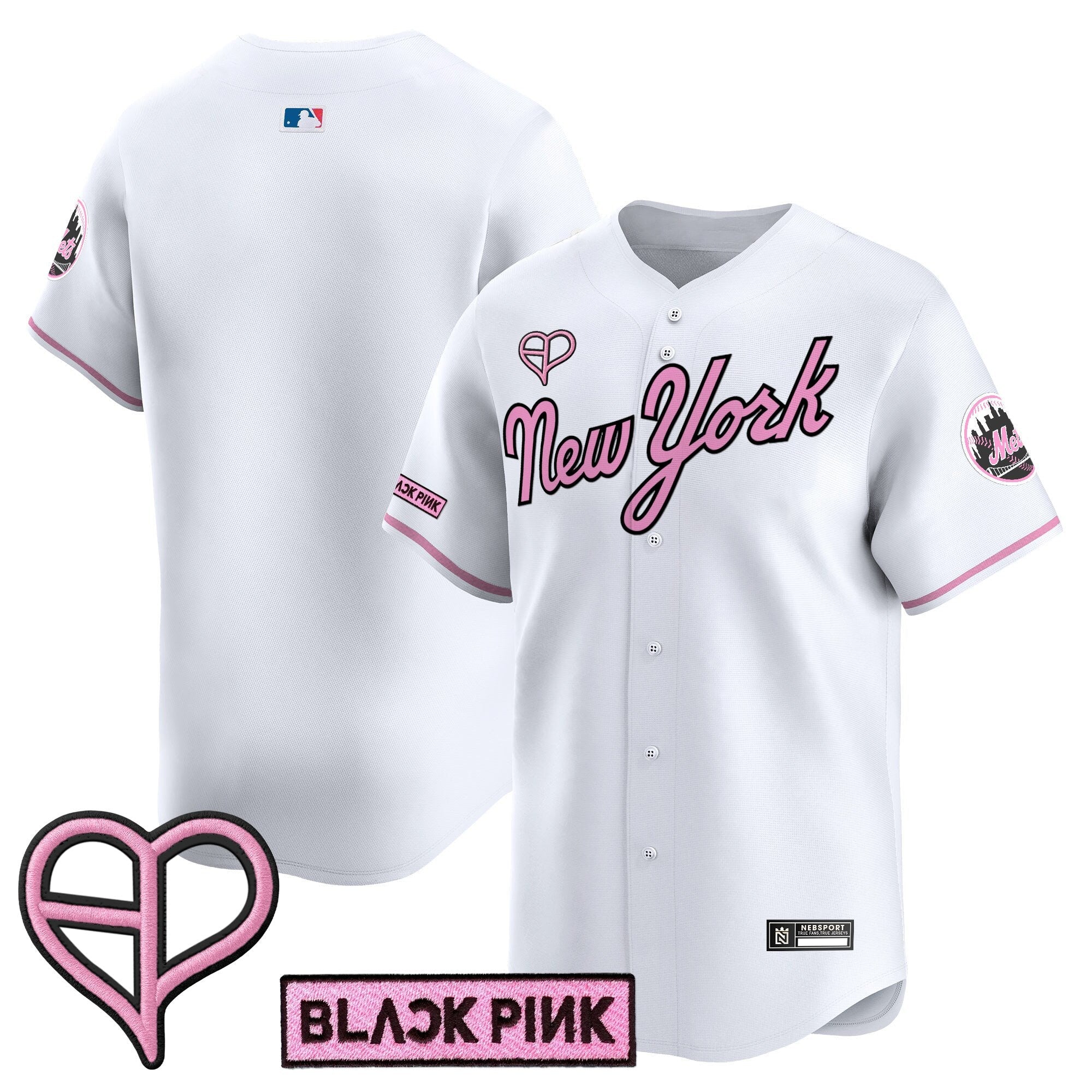 NYM x BLACKPINK 2025 Vapor Premier Limited Jersey - Stitched