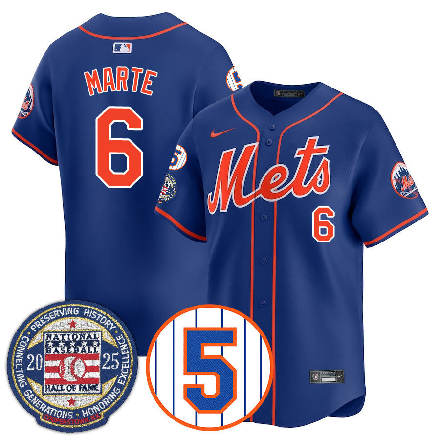 NYM Number Retirement & Hall of Fame Gold Jersey - Stitched