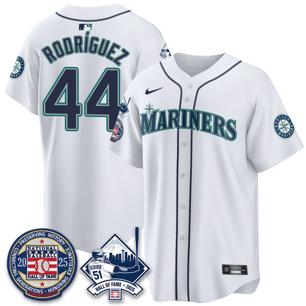 SEA Ichiro Number Retirement Jersey V2 - Stitched
