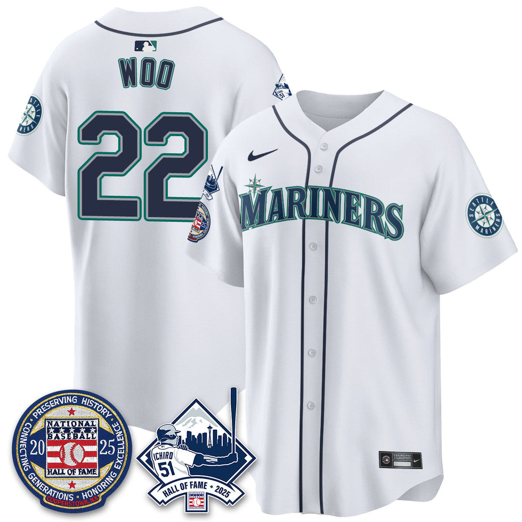 SEA Ichiro Number Retirement Jersey V2 - Stitched