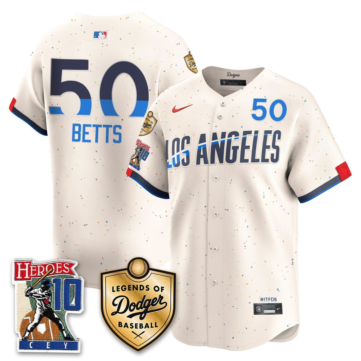 Dodgers Ron Cey "Legends Of Dodgers Baseball" Jersey - Stitched