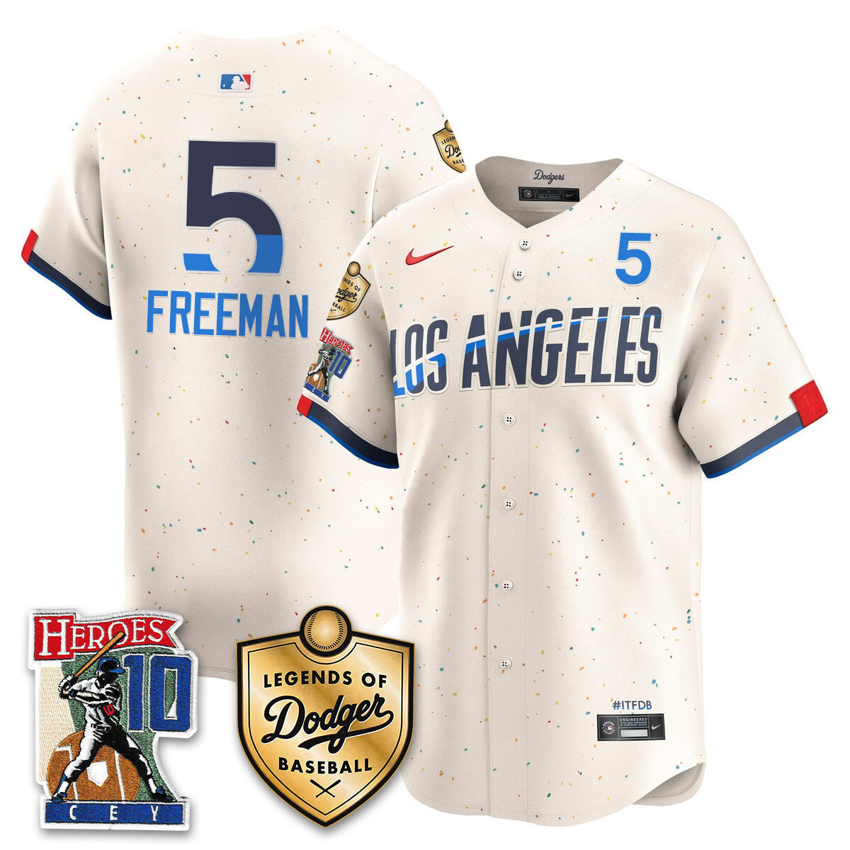 Dodgers Ron Cey "Legends Of Dodgers Baseball" Jersey - Stitched
