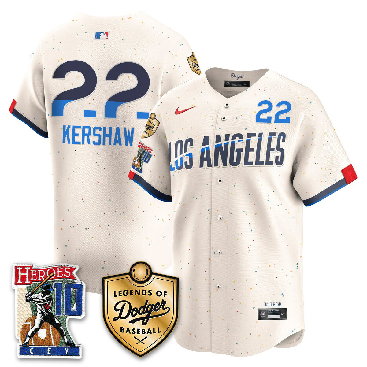 Dodgers Ron Cey "Legends Of Dodgers Baseball" Jersey - Stitched