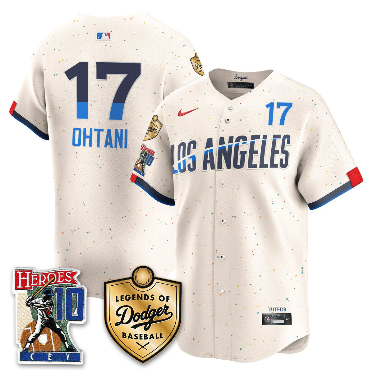 Dodgers Ron Cey "Legends Of Dodgers Baseball" Jersey - Stitched