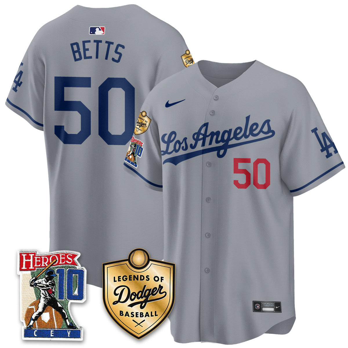 Dodgers Ron Cey "Legends Of Dodgers Baseball" Jersey - Stitched