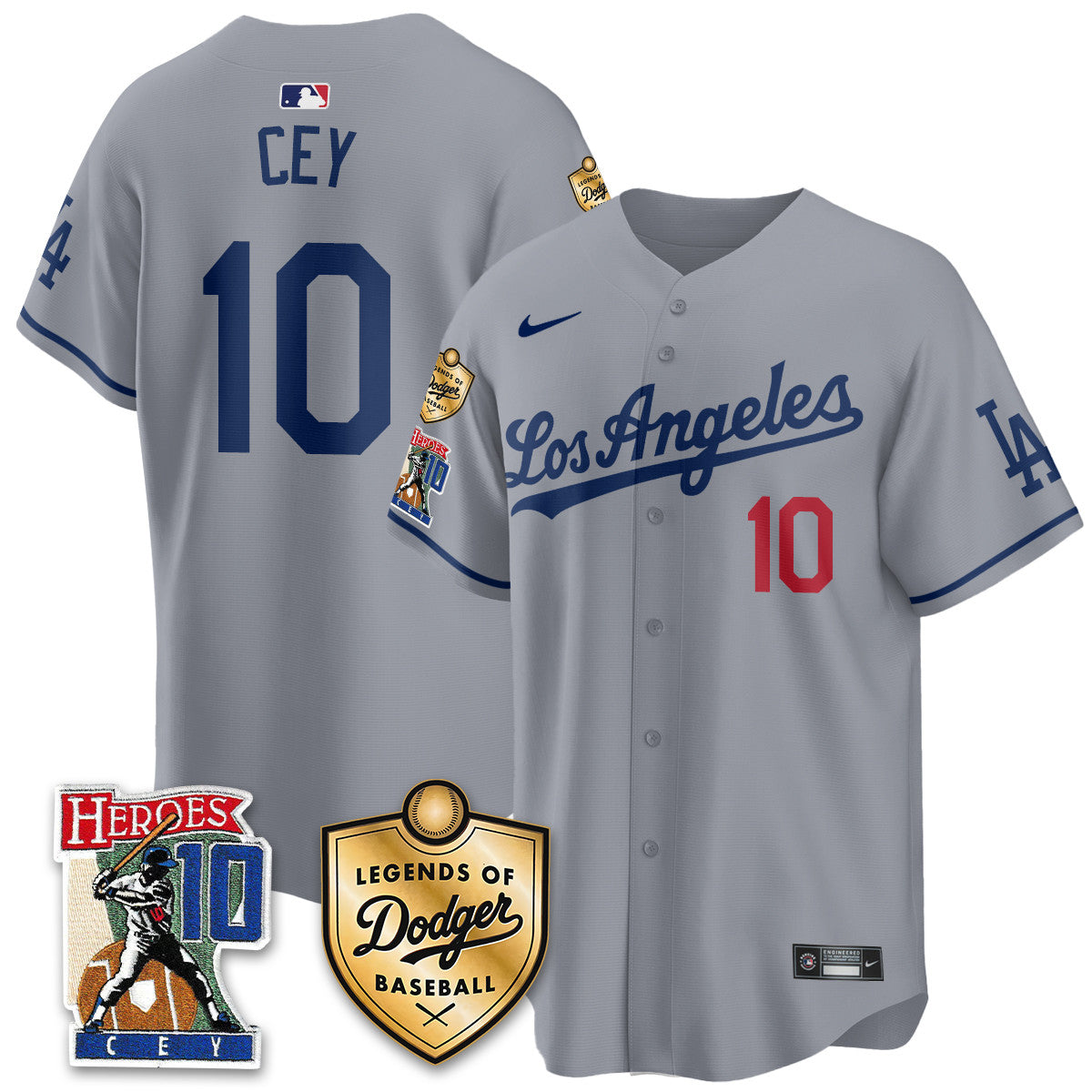 Dodgers Ron Cey "Legends Of Dodgers Baseball" Jersey - Stitched