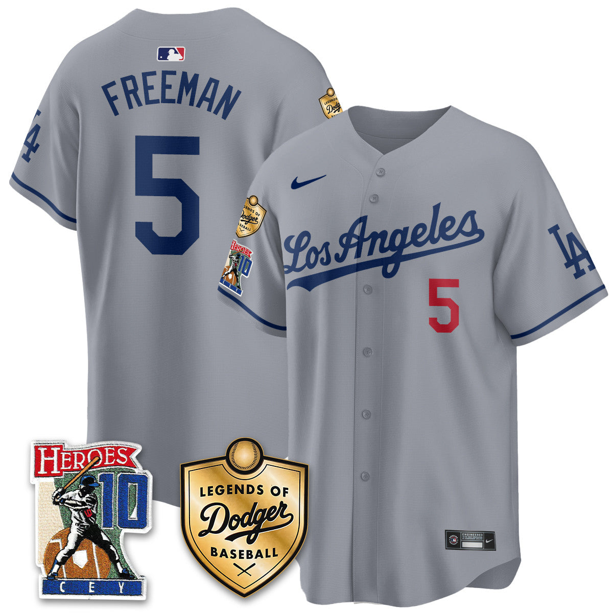 Dodgers Ron Cey "Legends Of Dodgers Baseball" Jersey - Stitched
