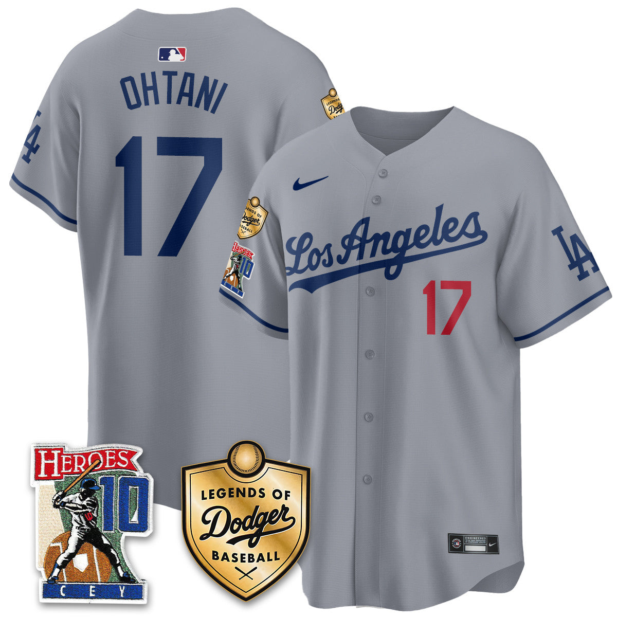 Dodgers Ron Cey "Legends Of Dodgers Baseball" Jersey - Stitched