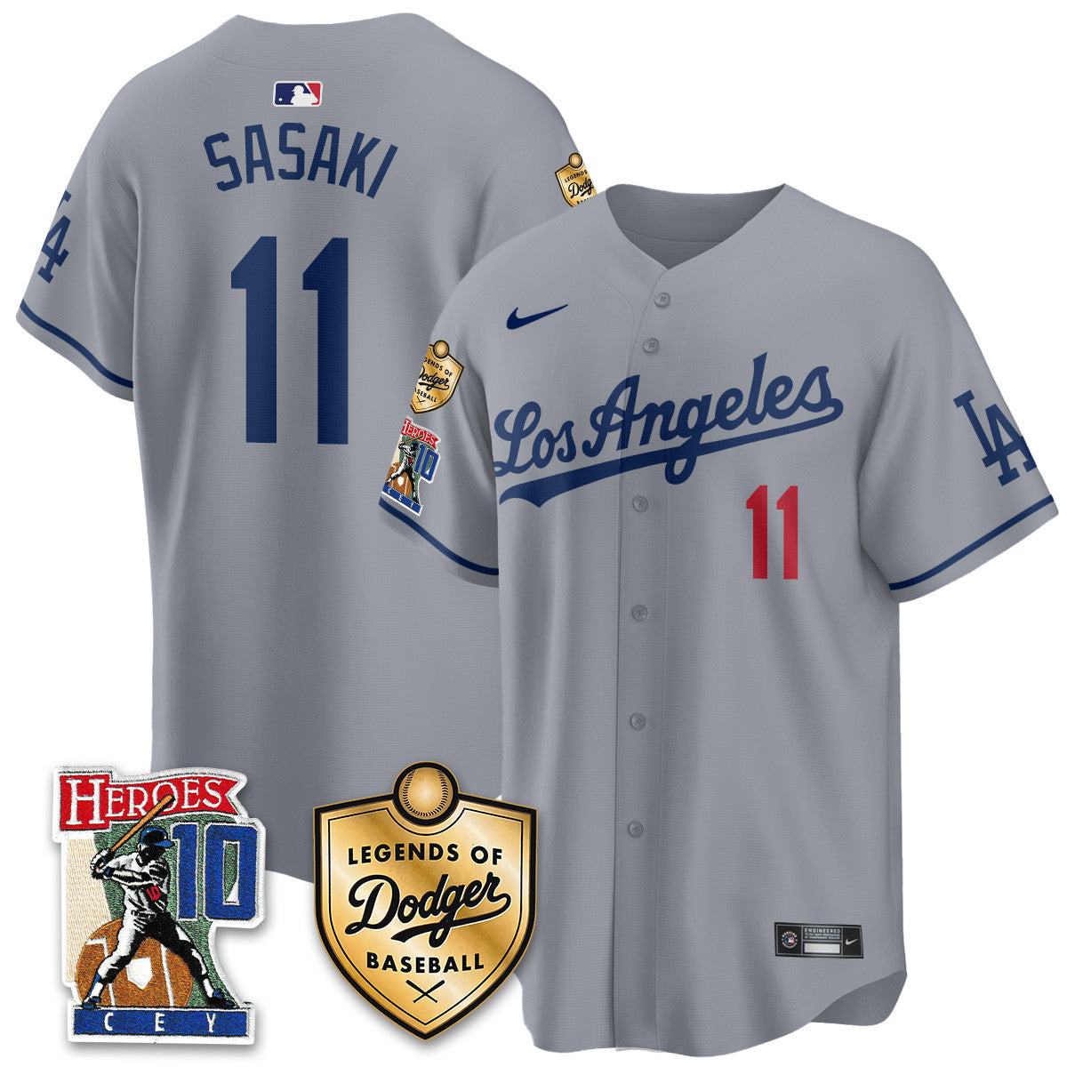 Dodgers Ron Cey "Legends Of Dodgers Baseball" Jersey - Stitched