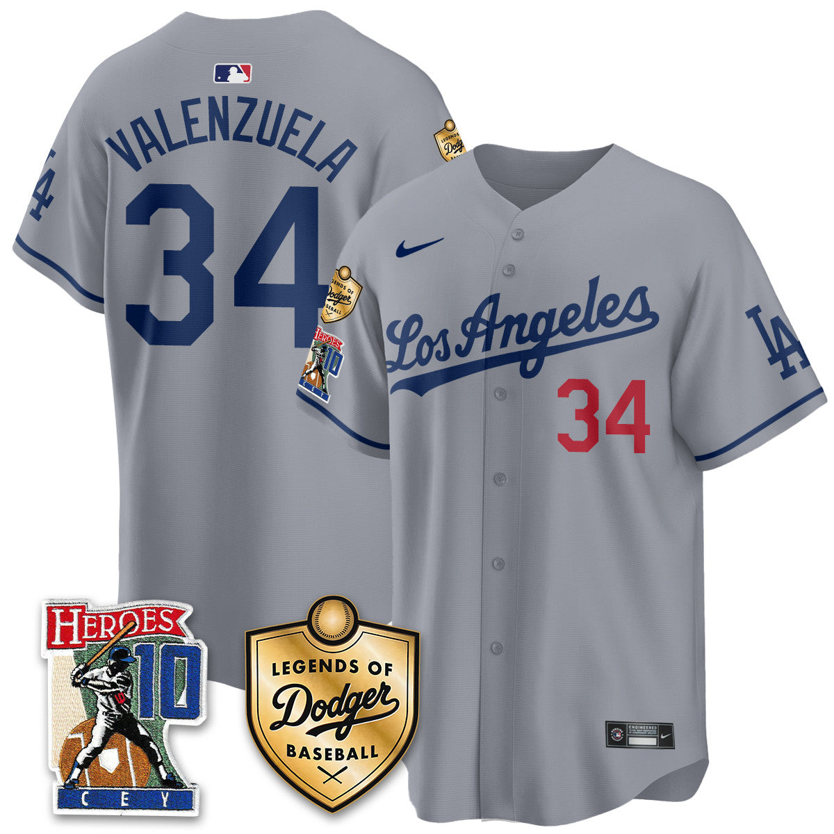 Dodgers Ron Cey "Legends Of Dodgers Baseball" Jersey - Stitched