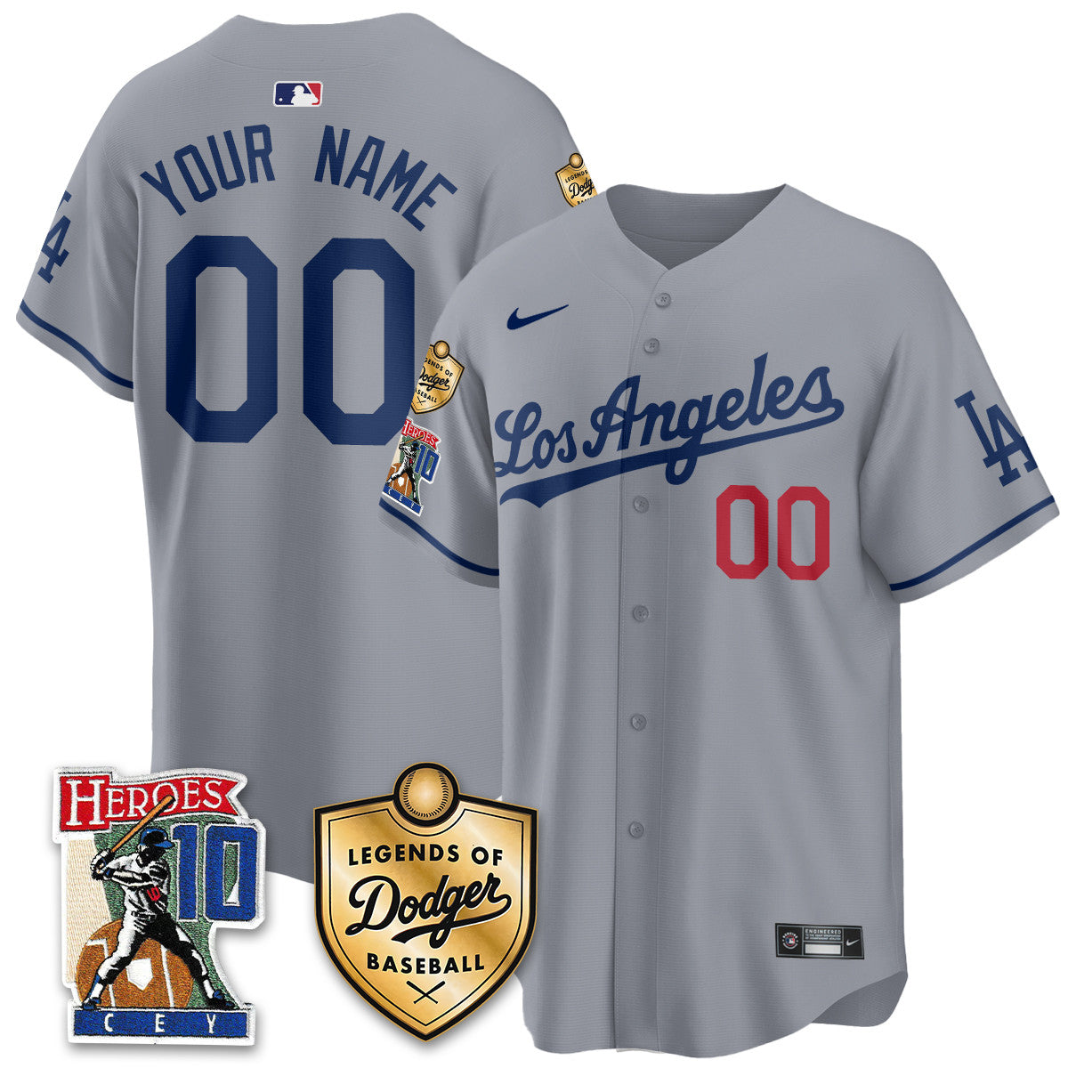 Dodgers Ron Cey "Legends Of Dodgers Baseball" Jersey - Stitched