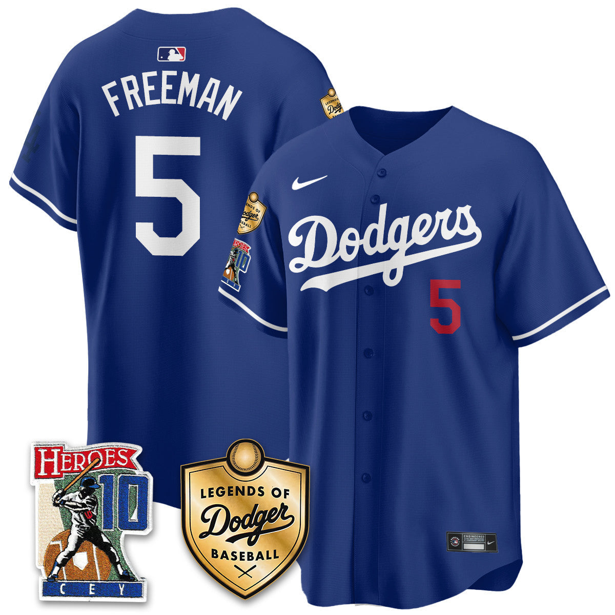 Dodgers Ron Cey "Legends Of Dodgers Baseball" Jersey - Stitched
