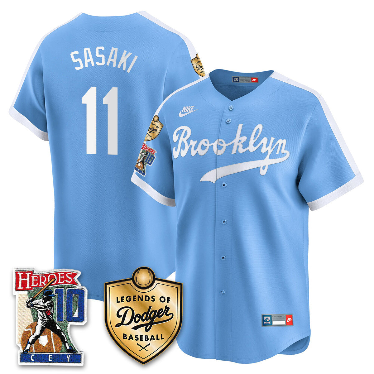 Dodgers Ron Cey "Legends Of Dodgers Baseball" Jersey - Stitched