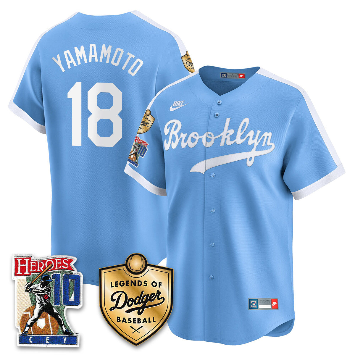 Dodgers Ron Cey "Legends Of Dodgers Baseball" Jersey - Stitched