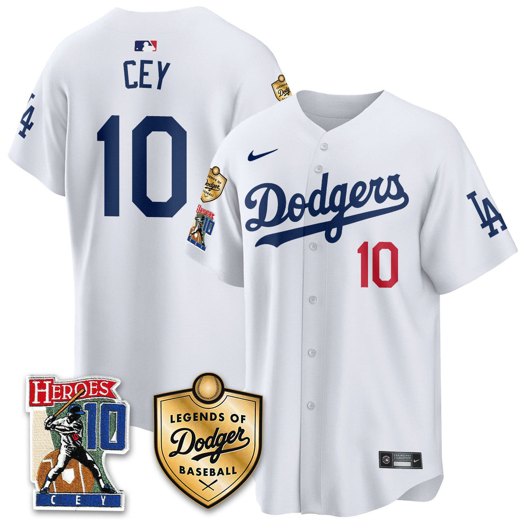 Dodgers Ron Cey "Legends Of Dodgers Baseball" Jersey - Stitched