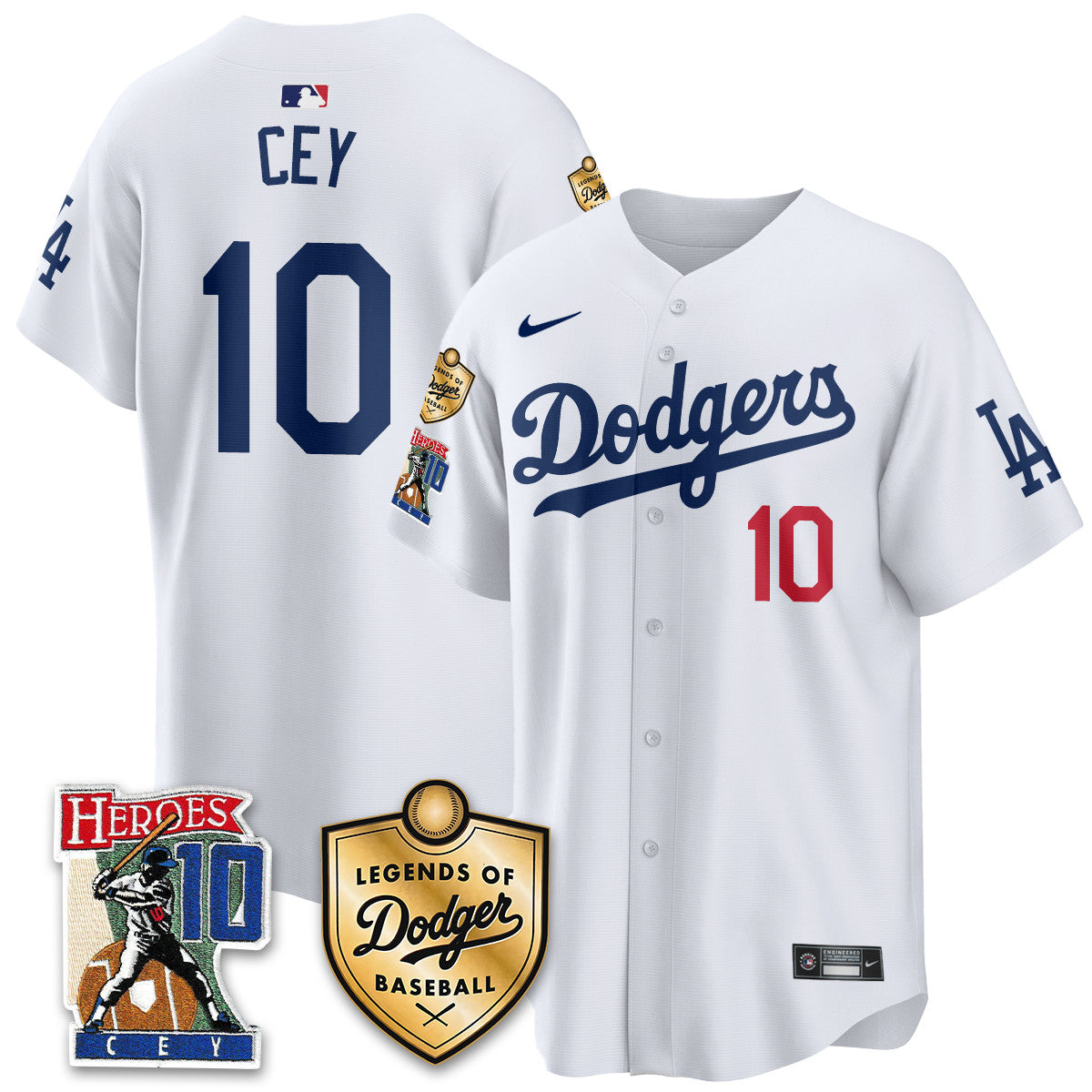 Dodgers Ron Cey "Legends Of Dodgers Baseball" Jersey - Stitched