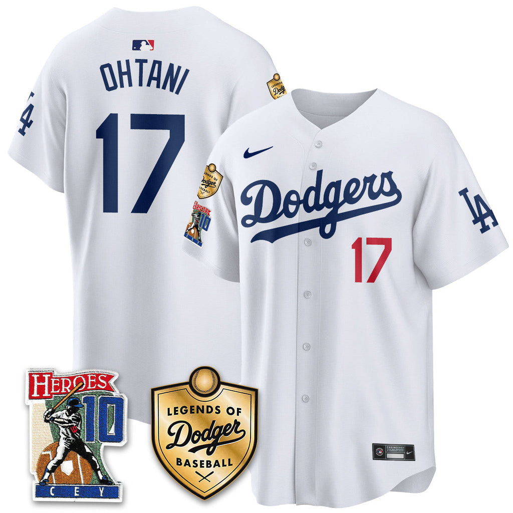 Dodgers Ron Cey "Legends Of Dodgers Baseball" Jersey - Stitched