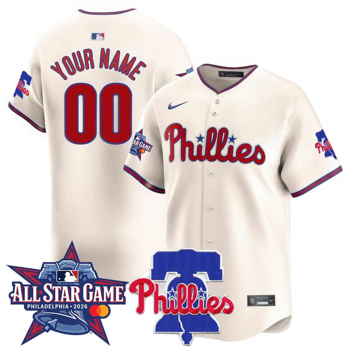 PHI 2026 MLB All-Star Jersey - Stitched