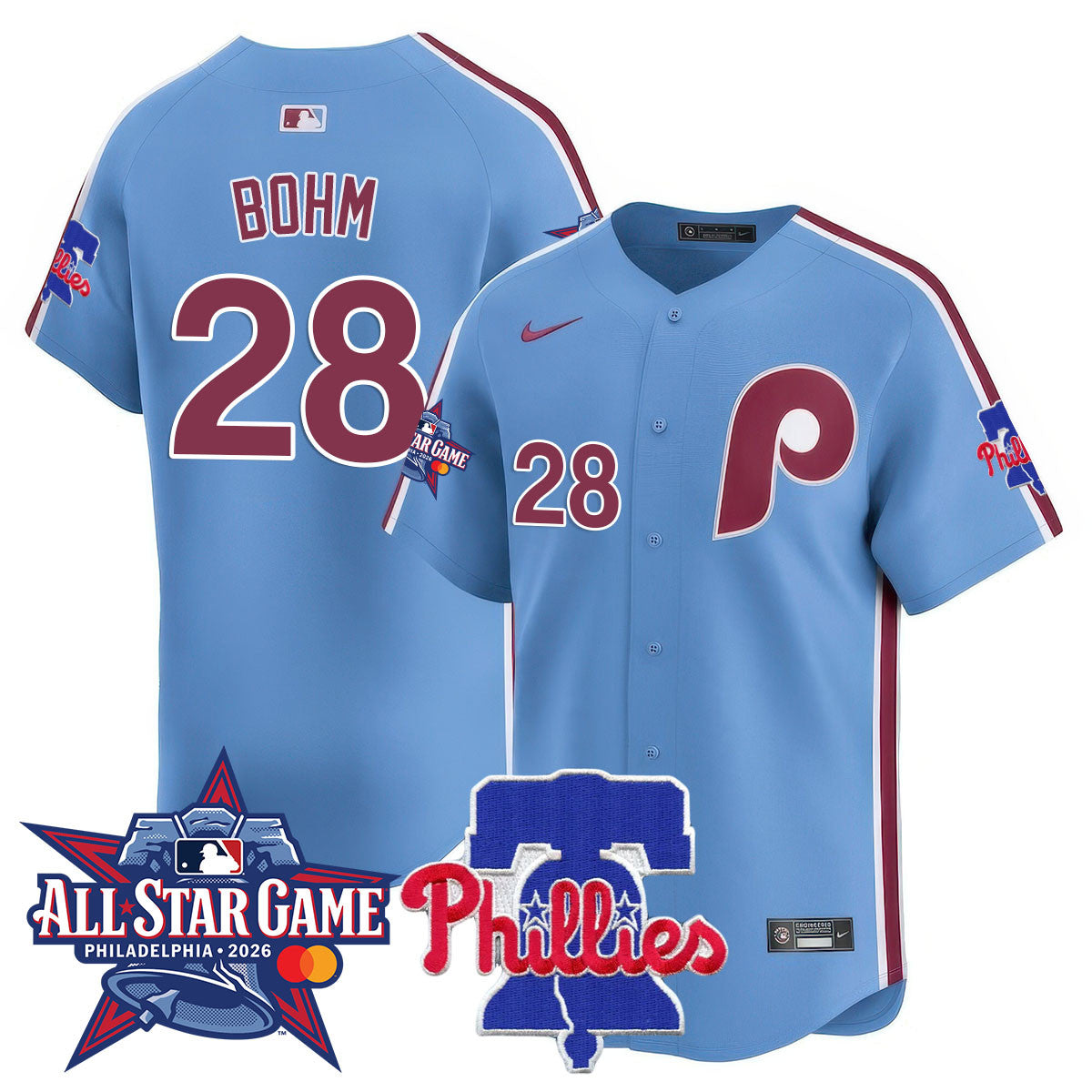 PHI 2026 MLB All-Star Jersey - Stitched