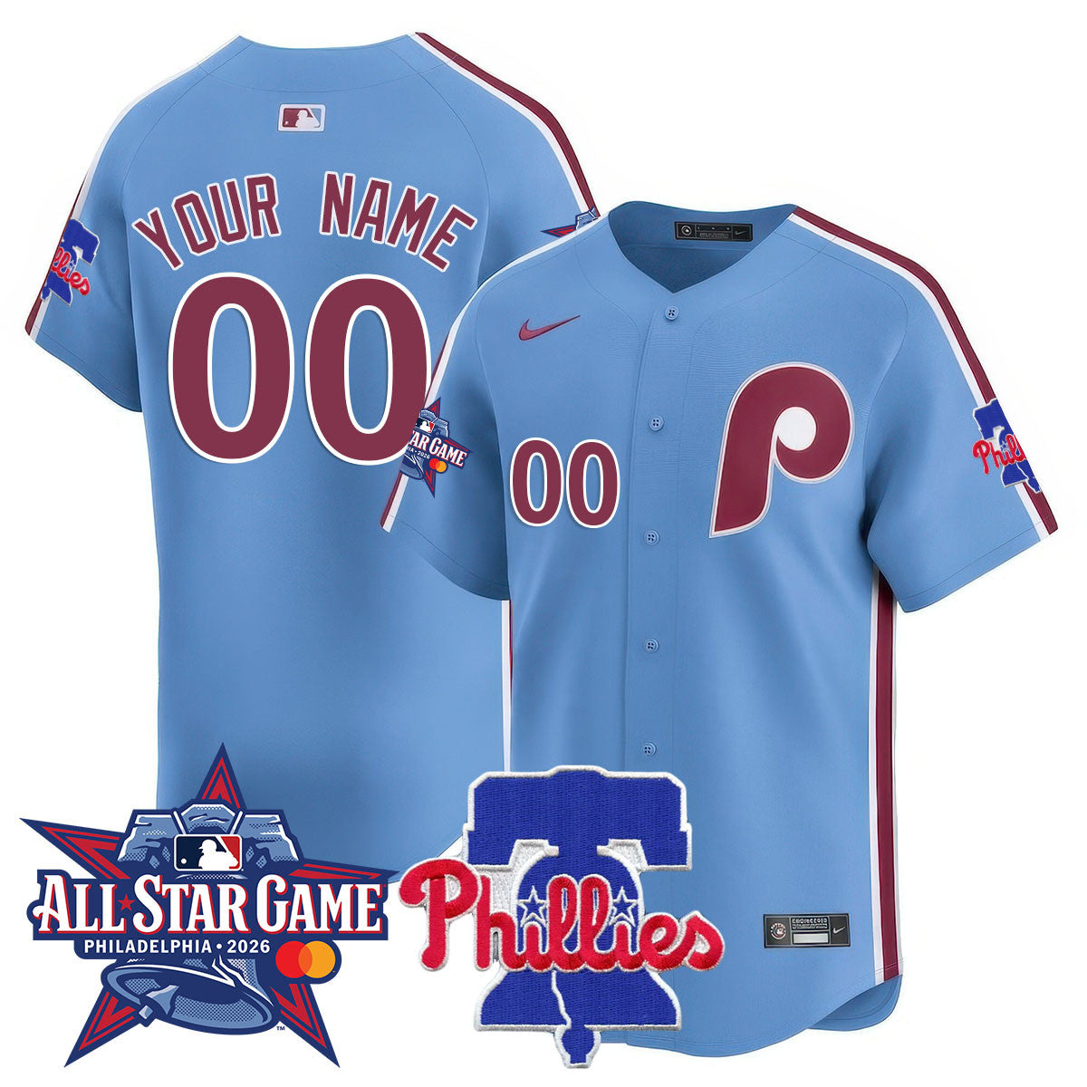 PHI 2026 MLB All-Star Jersey - Stitched