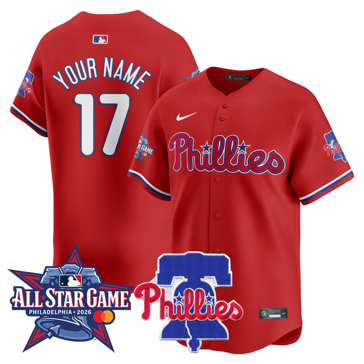PHI 2026 MLB All-Star Jersey - Stitched