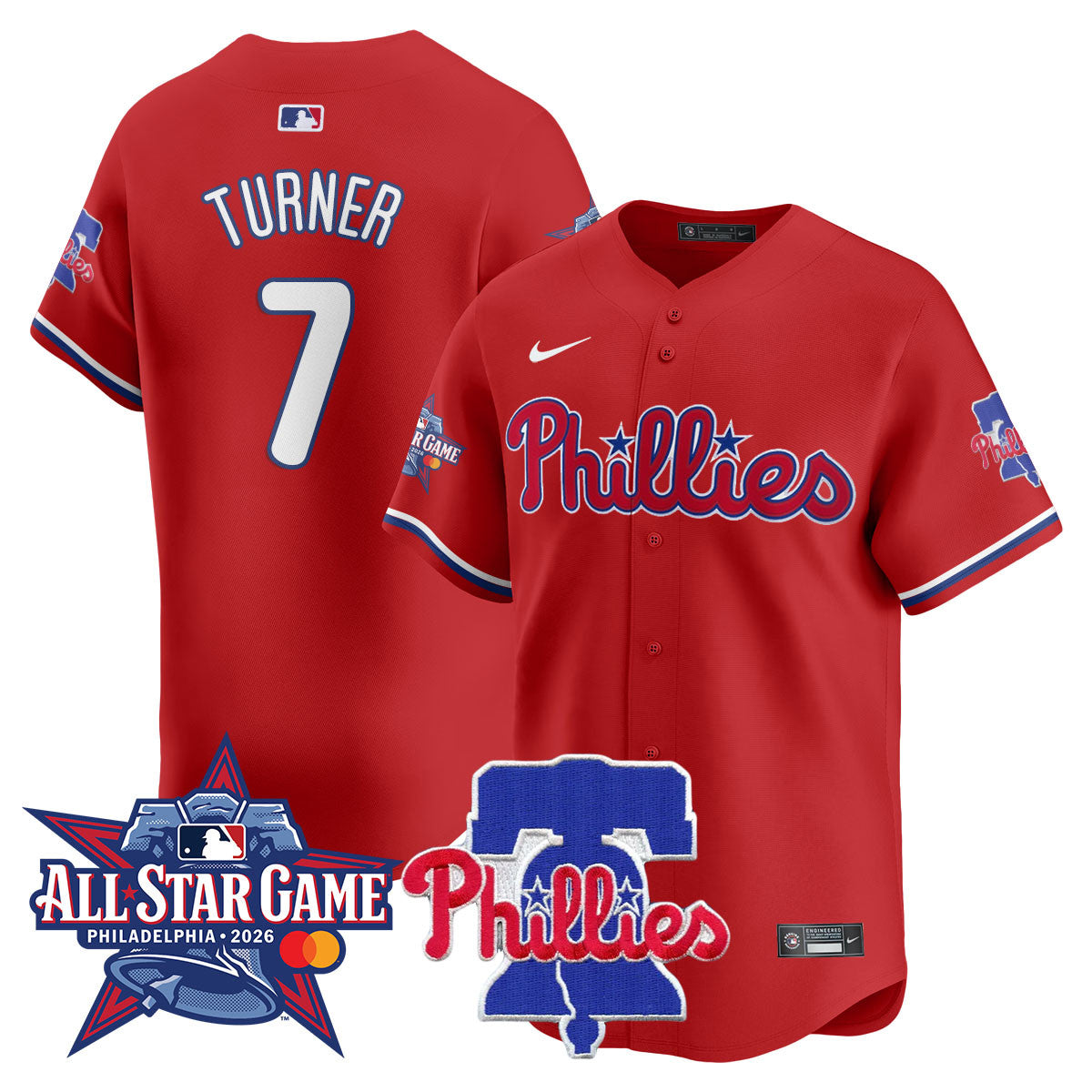 PHI 2026 MLB All-Star Jersey - Stitched