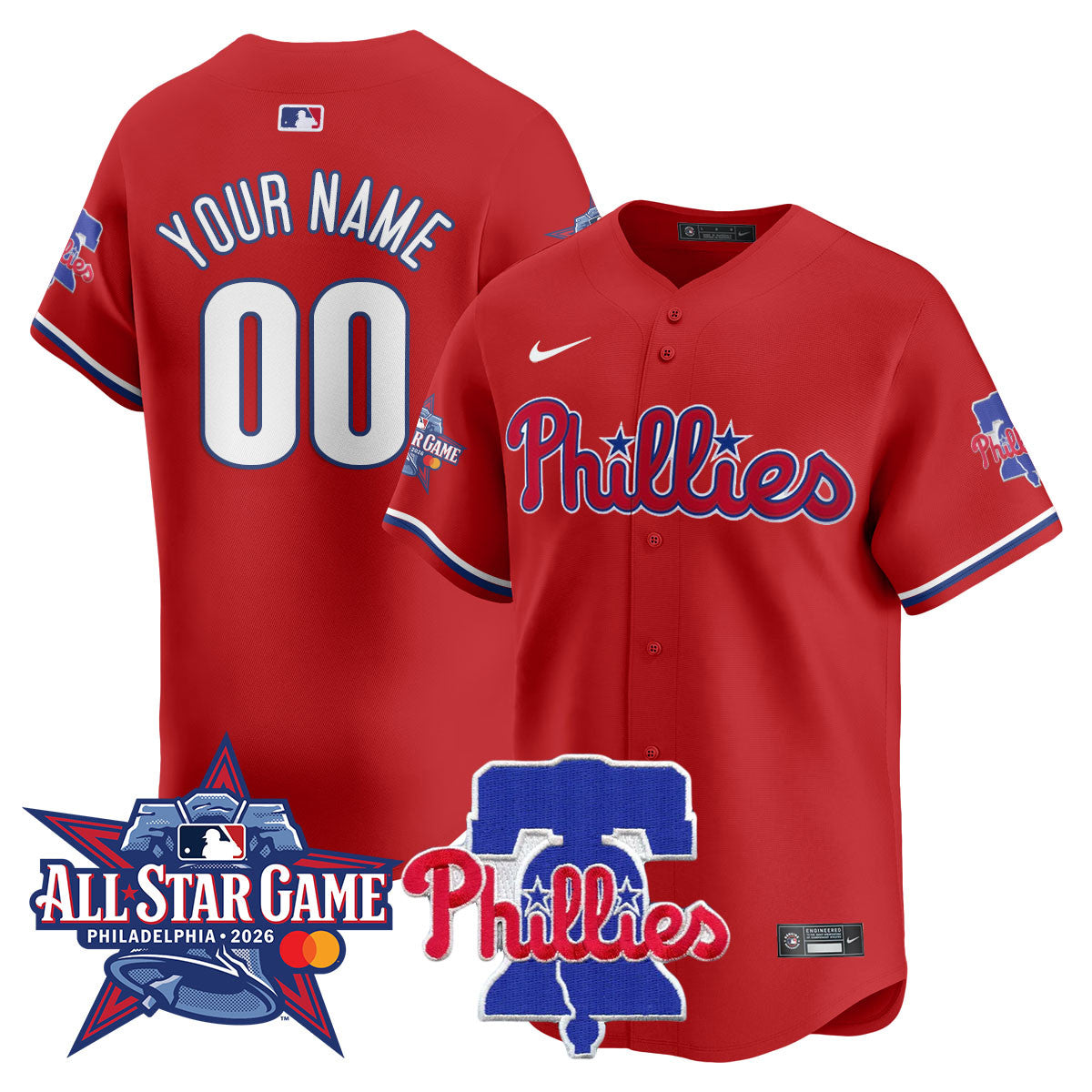 PHI 2026 MLB All-Star Jersey - Stitched