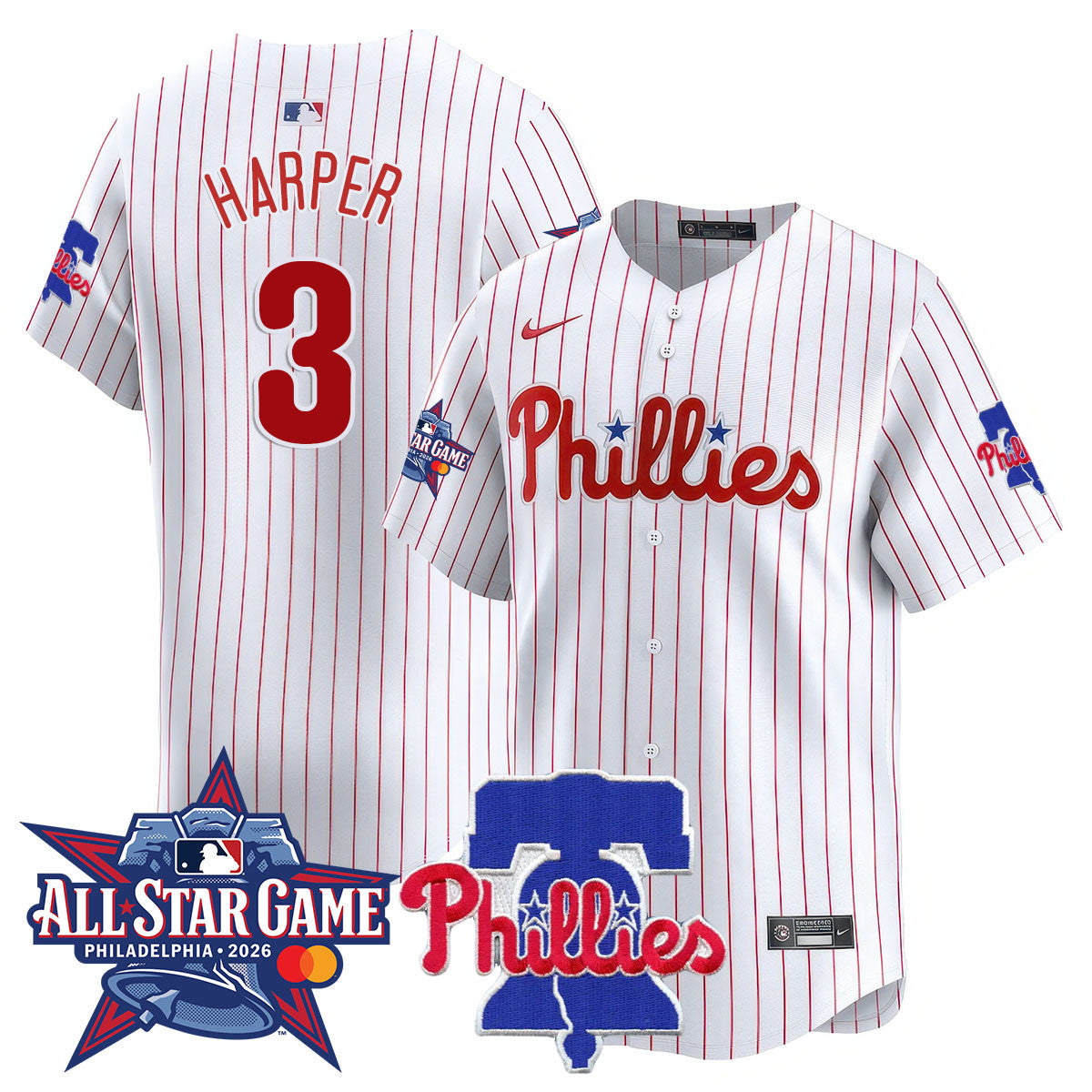 PHI 2026 MLB All-Star Jersey - Stitched
