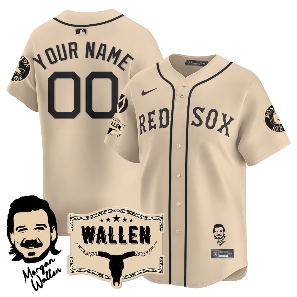 BOS Morgan Wallen 2025 Jersey - Stitched