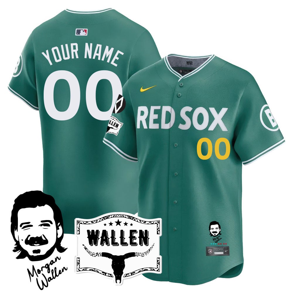 BOS Morgan Wallen 2025 Jersey - Stitched