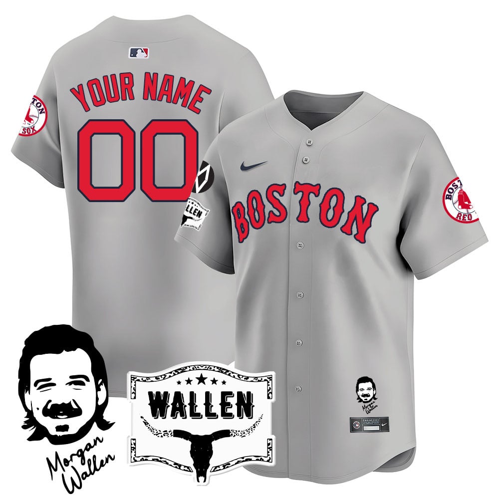 BOS Morgan Wallen 2025 Jersey - Stitched