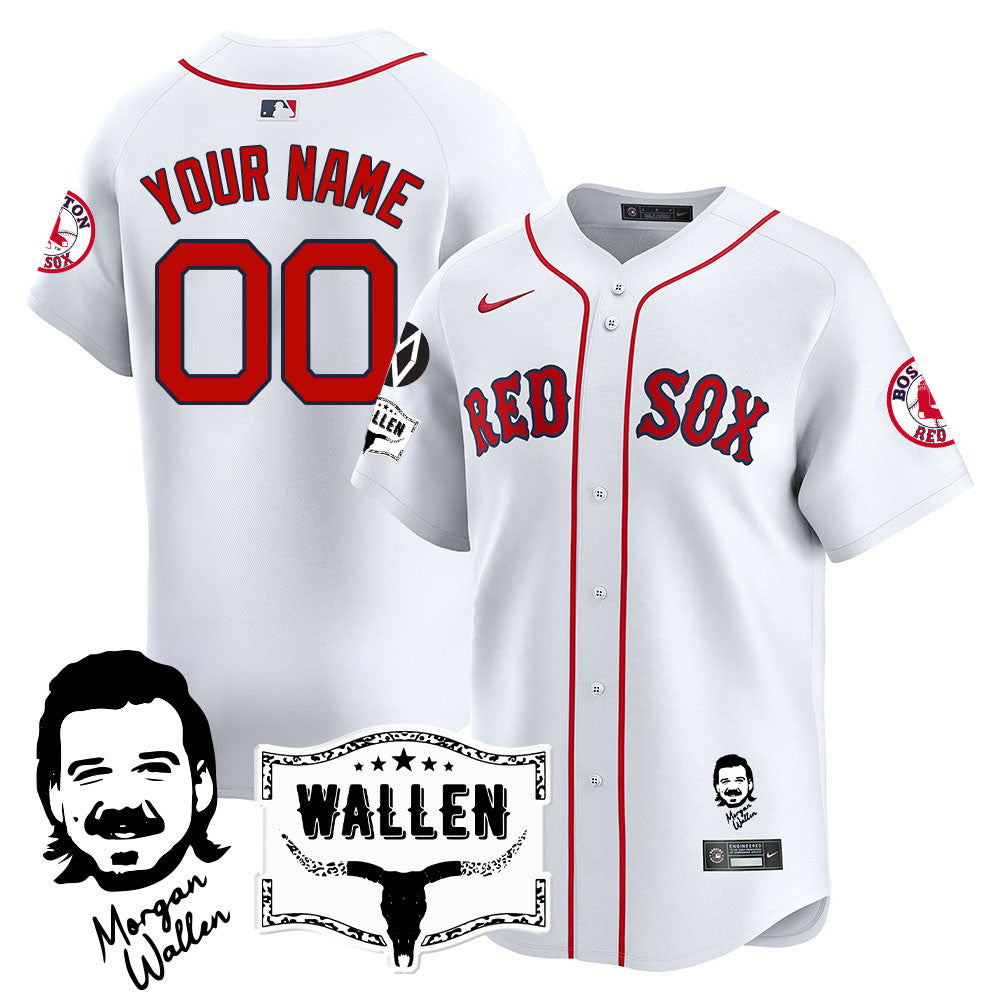 BOS Morgan Wallen 2025 Jersey - Stitched