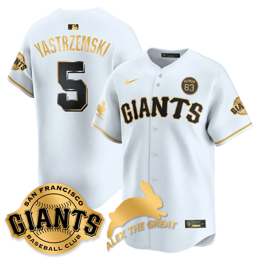 Men's San Francisco Giants "Alex the Great" Rabbit Memories 2025 Jersey - All Stitched