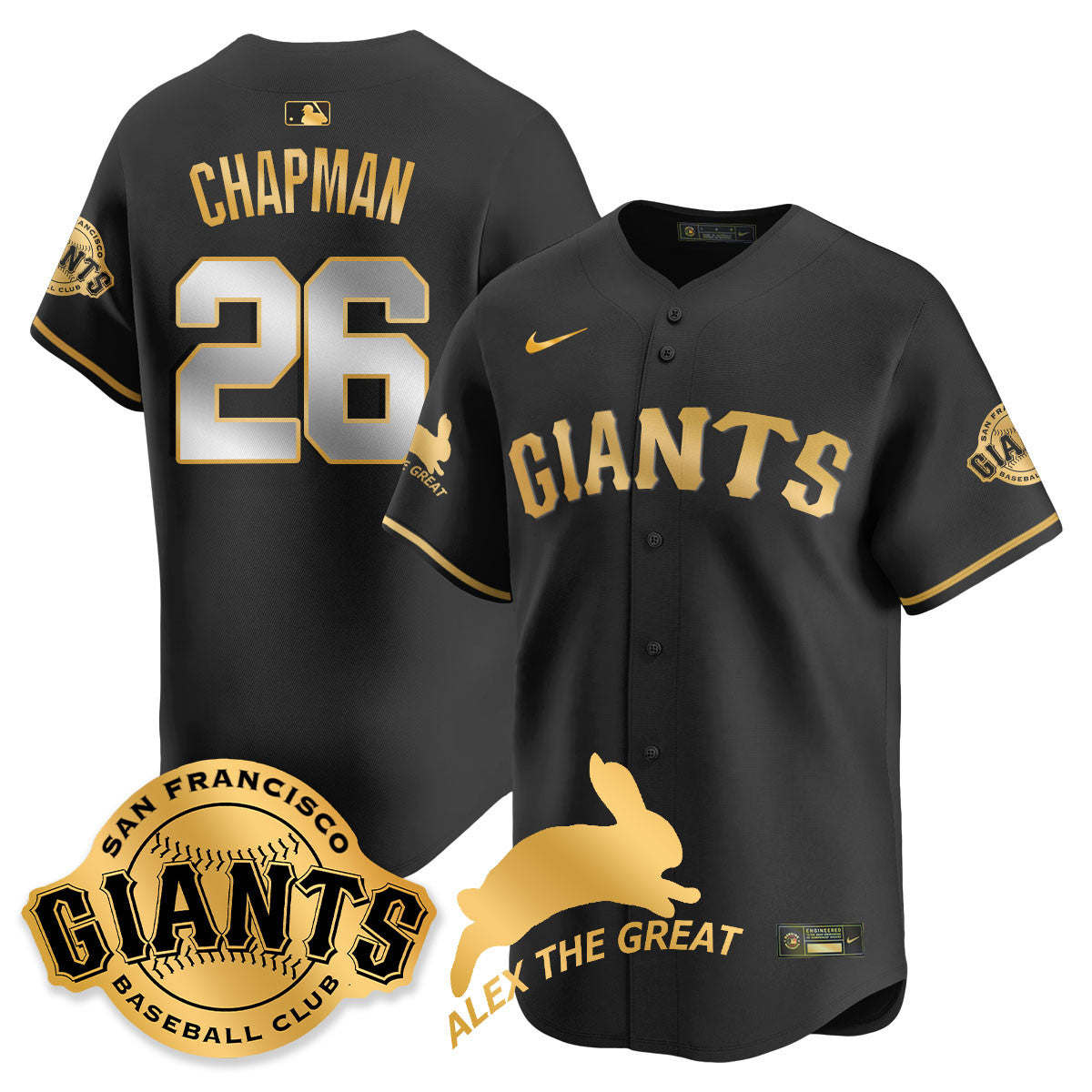 SF "Alex the Great" Rabbit Memories 2025 Jersey - Stitched
