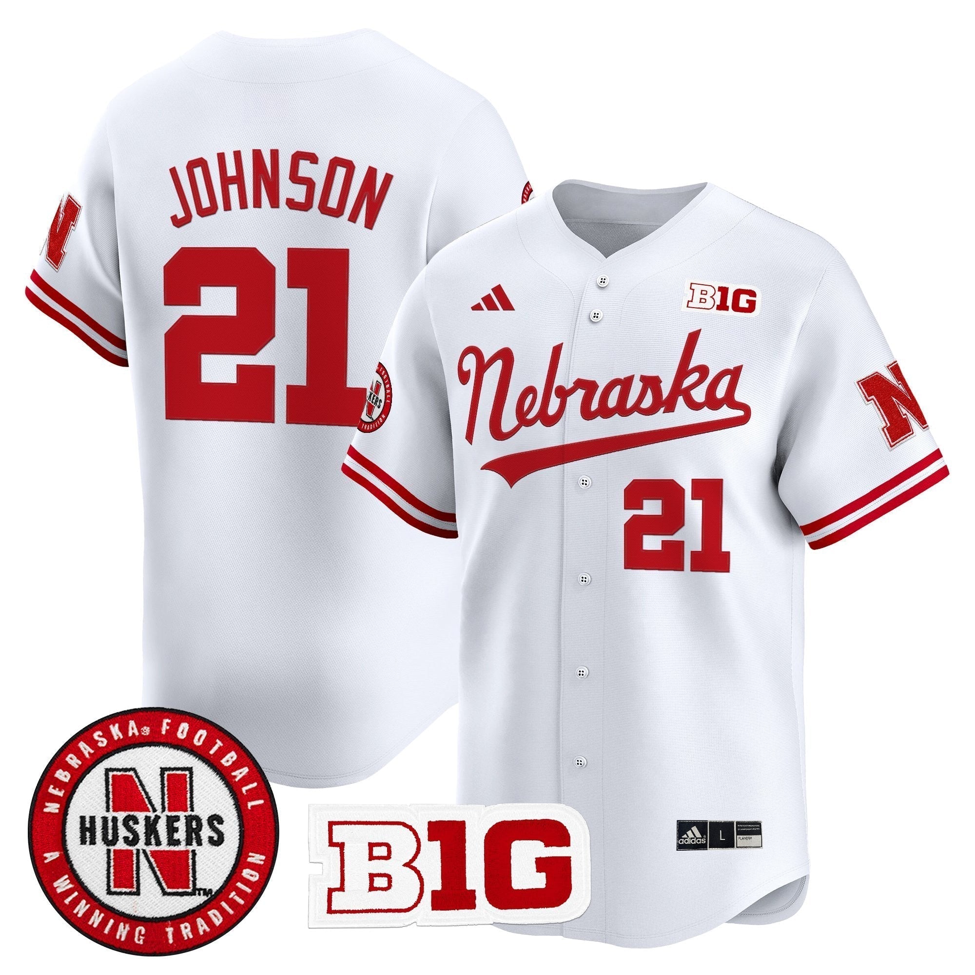 NEB 2025 Vapor Baseball Jersey - Stitched