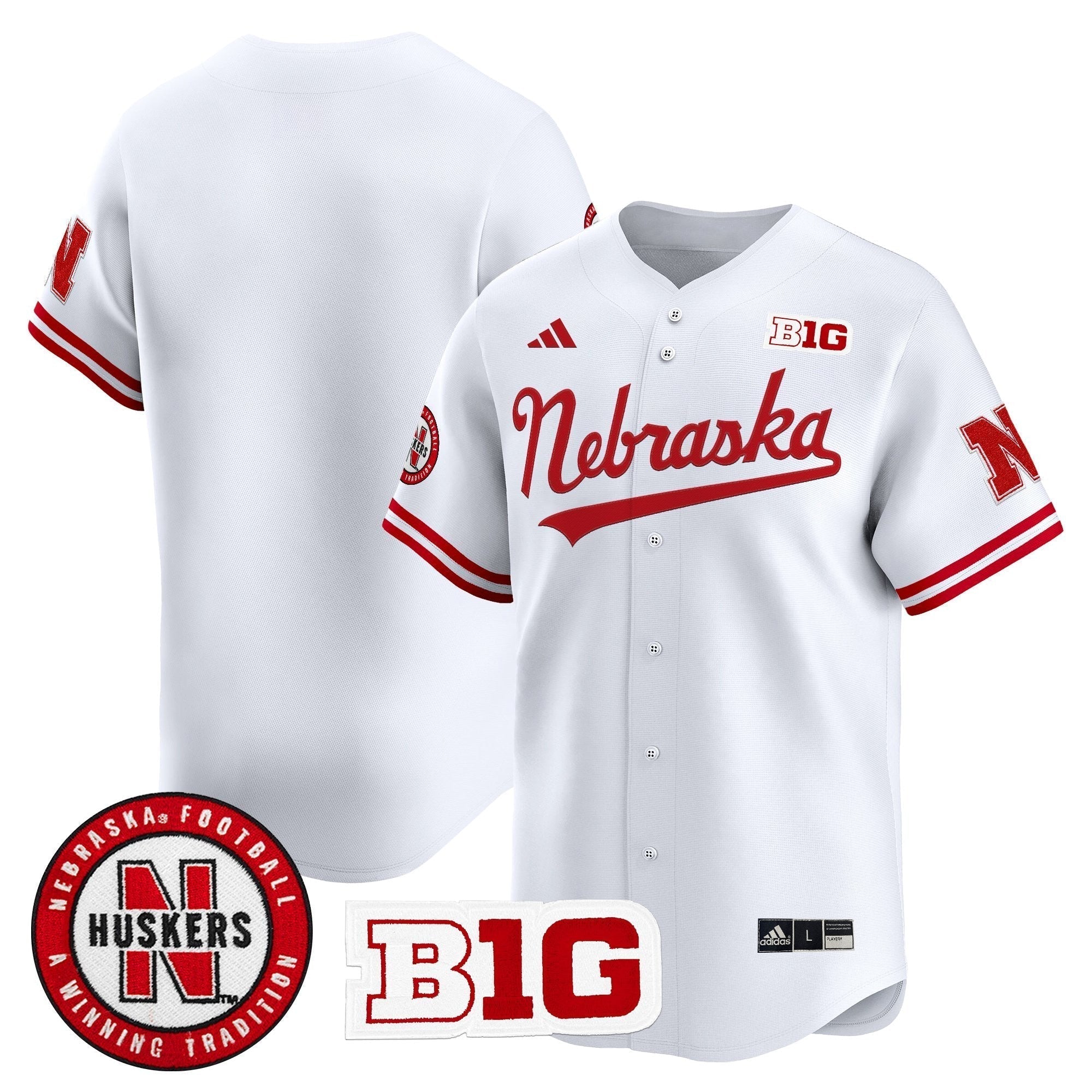 NEB 2025 Vapor Baseball Jersey - Stitched