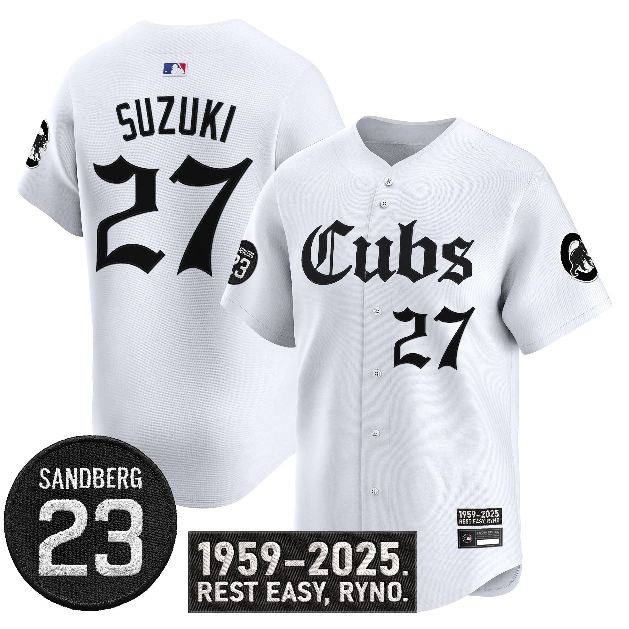 CHC 'Ryne Sandberg Tribute' Vapor Premier Limited Jersey - Stitched