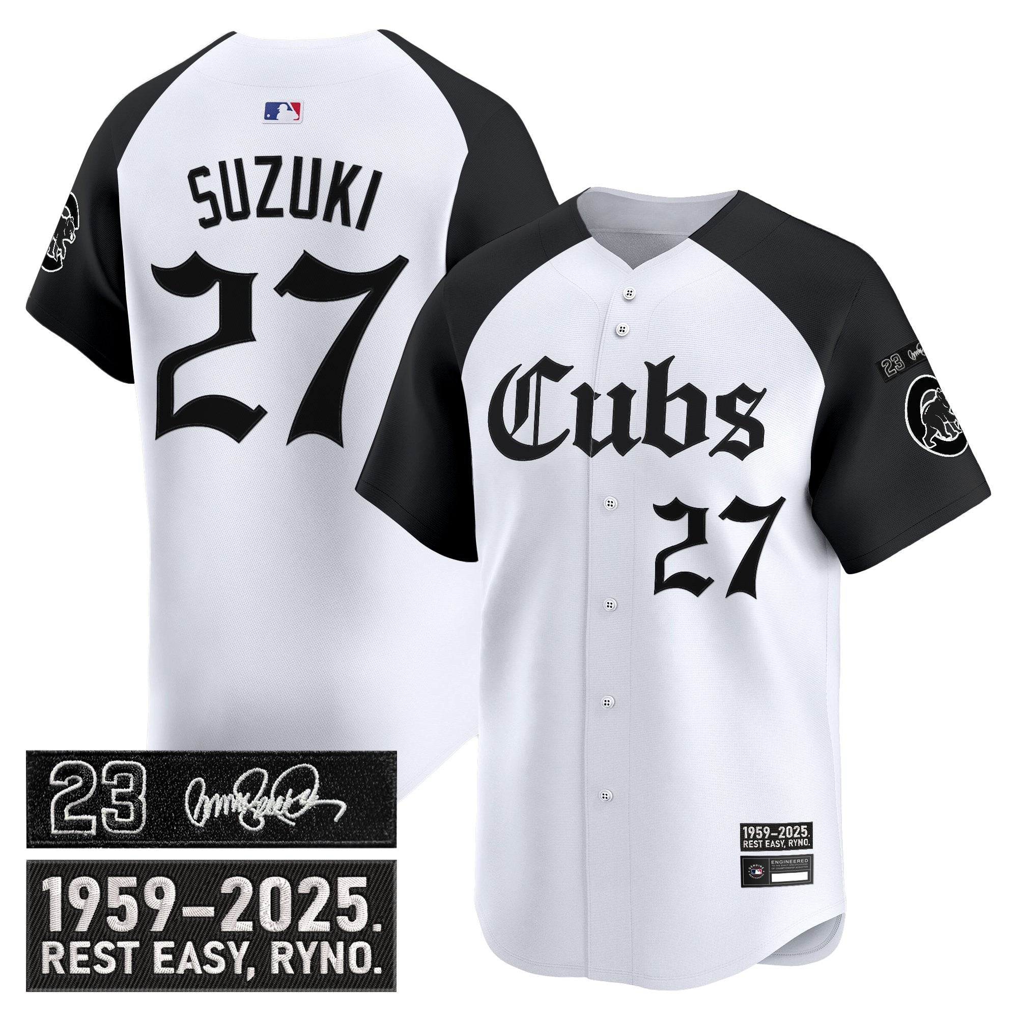 CHC 'Ryne Sandberg Tribute' Vapor Premier Limited Jersey - Gothic Edition - Stitched