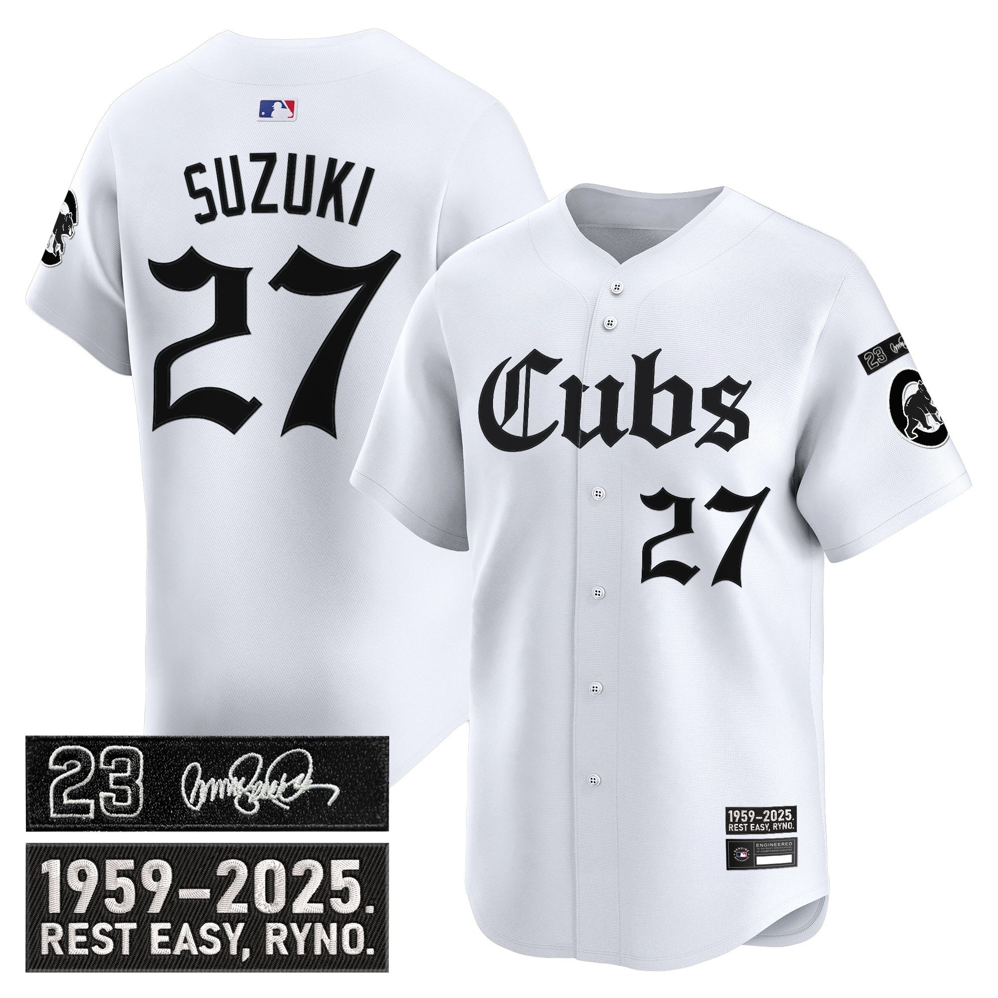 CHC 'Ryne Sandberg Tribute' Vapor Premier Limited Jersey - Gothic Edition - Stitched