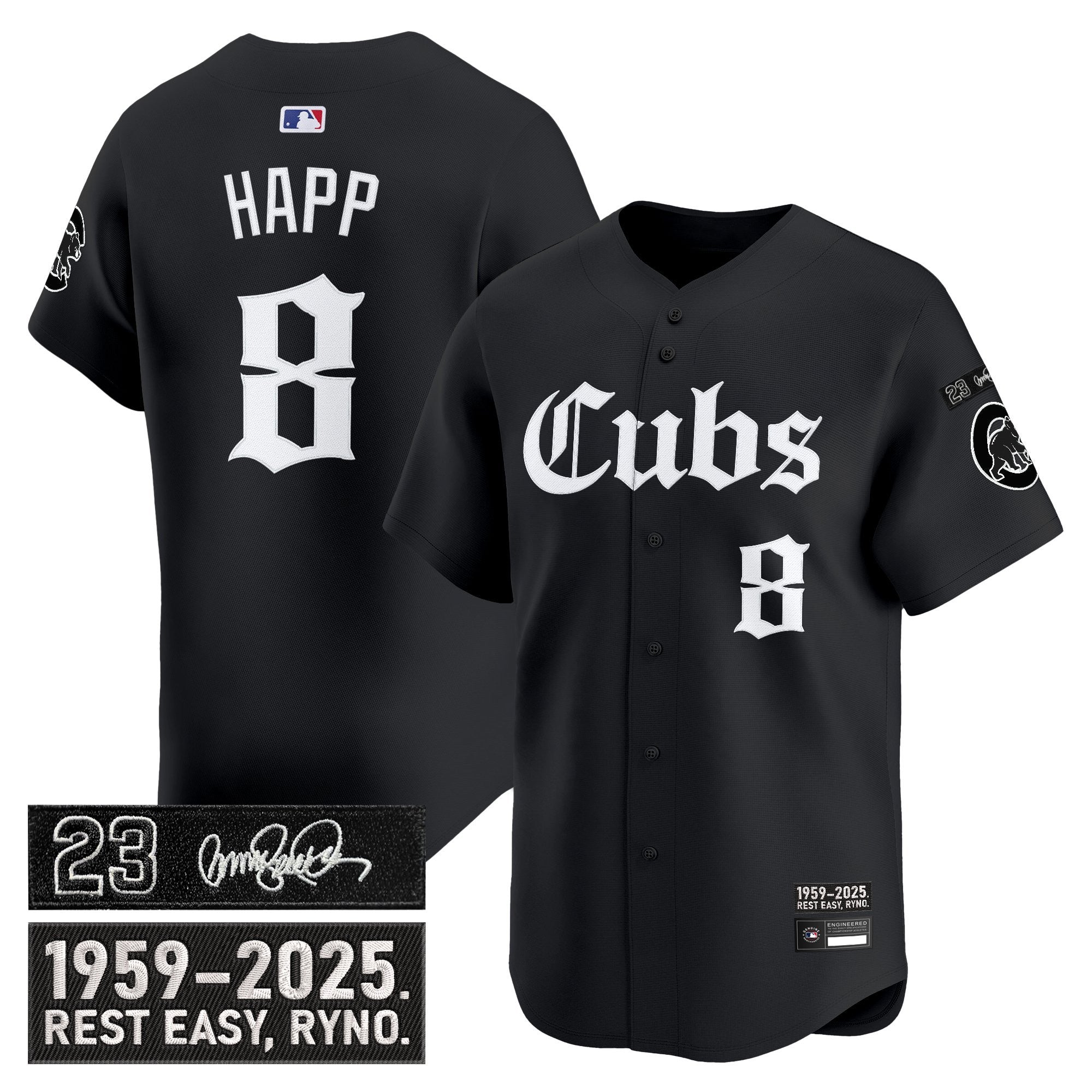 CHC 'Ryne Sandberg Tribute' Vapor Premier Limited Jersey - Gothic Edition - Stitched