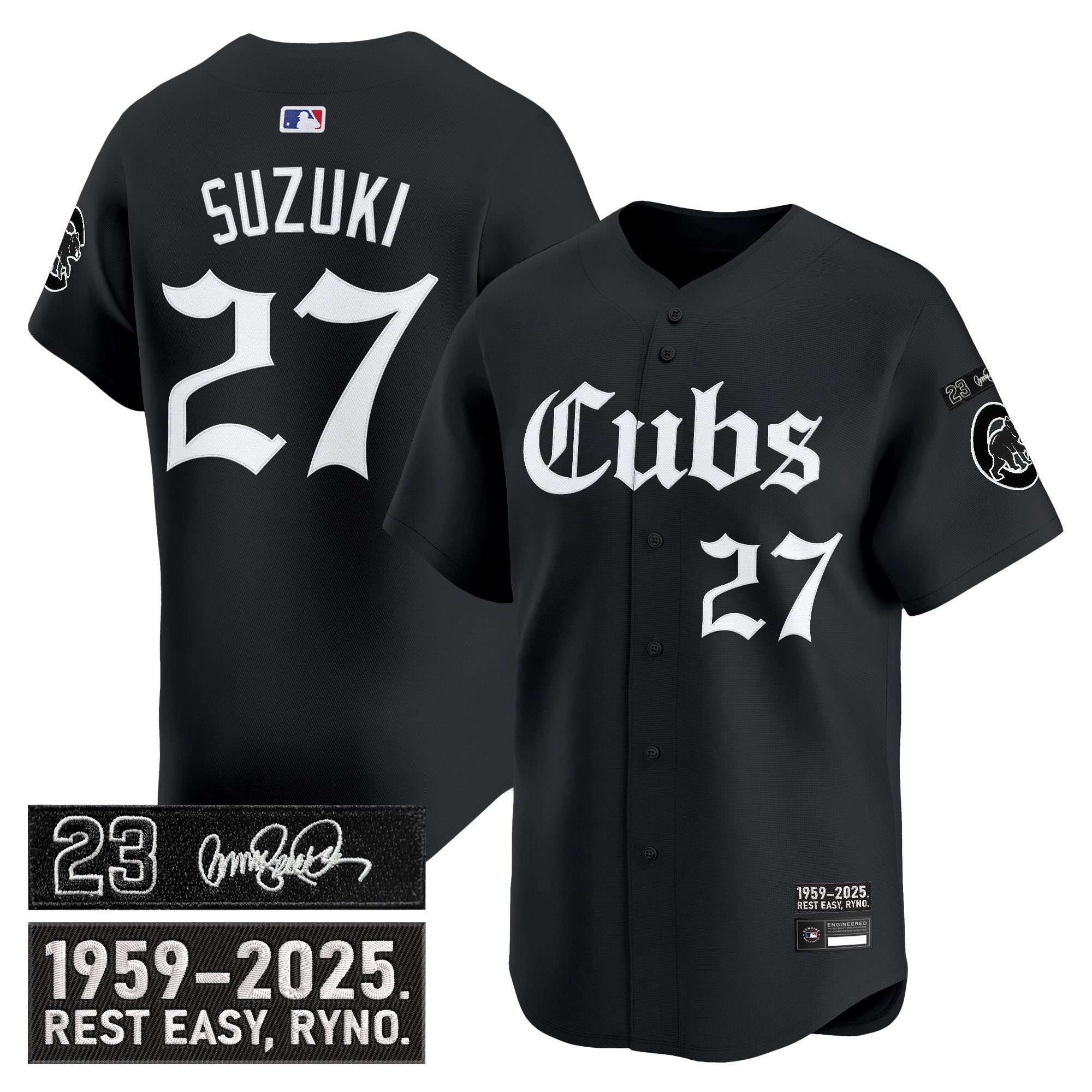 CHC 'Ryne Sandberg Tribute' Vapor Premier Limited Jersey - Gothic Edition - Stitched