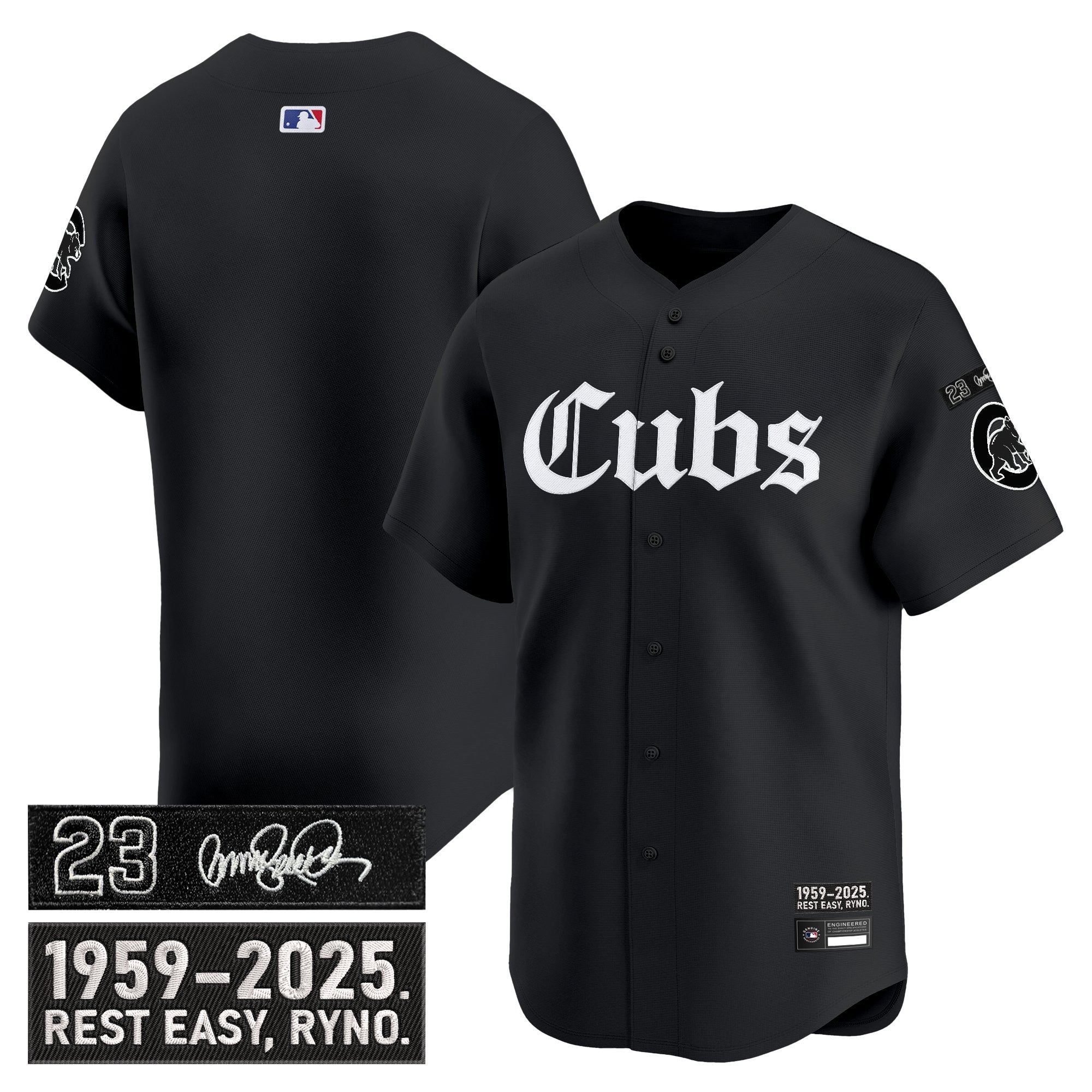 CHC 'Ryne Sandberg Tribute' Vapor Premier Limited Jersey - Gothic Edition - Stitched