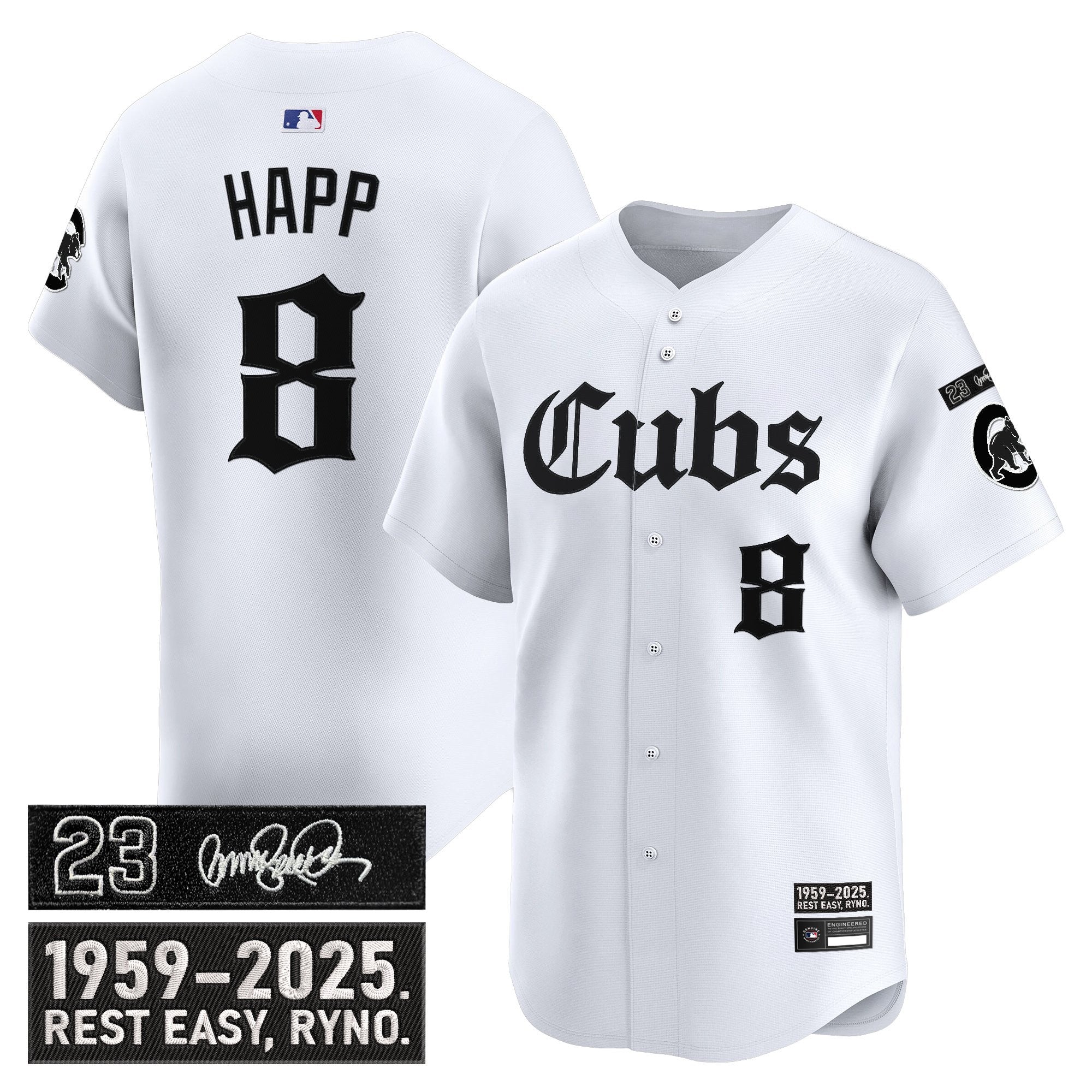 CHC 'Ryne Sandberg Tribute' Vapor Premier Limited Jersey - Gothic Edition - Stitched