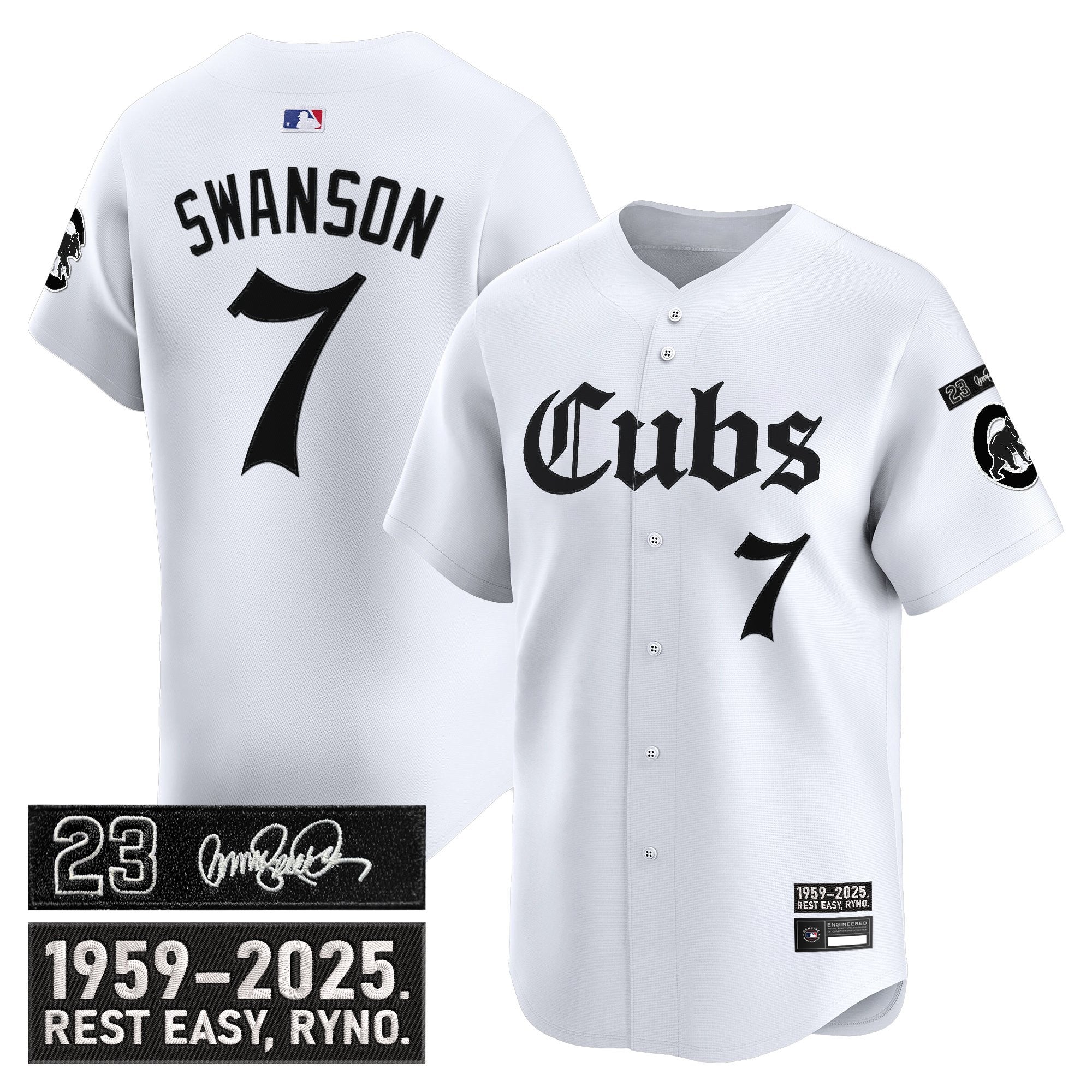 CHC 'Ryne Sandberg Tribute' Vapor Premier Limited Jersey - Gothic Edition - Stitched
