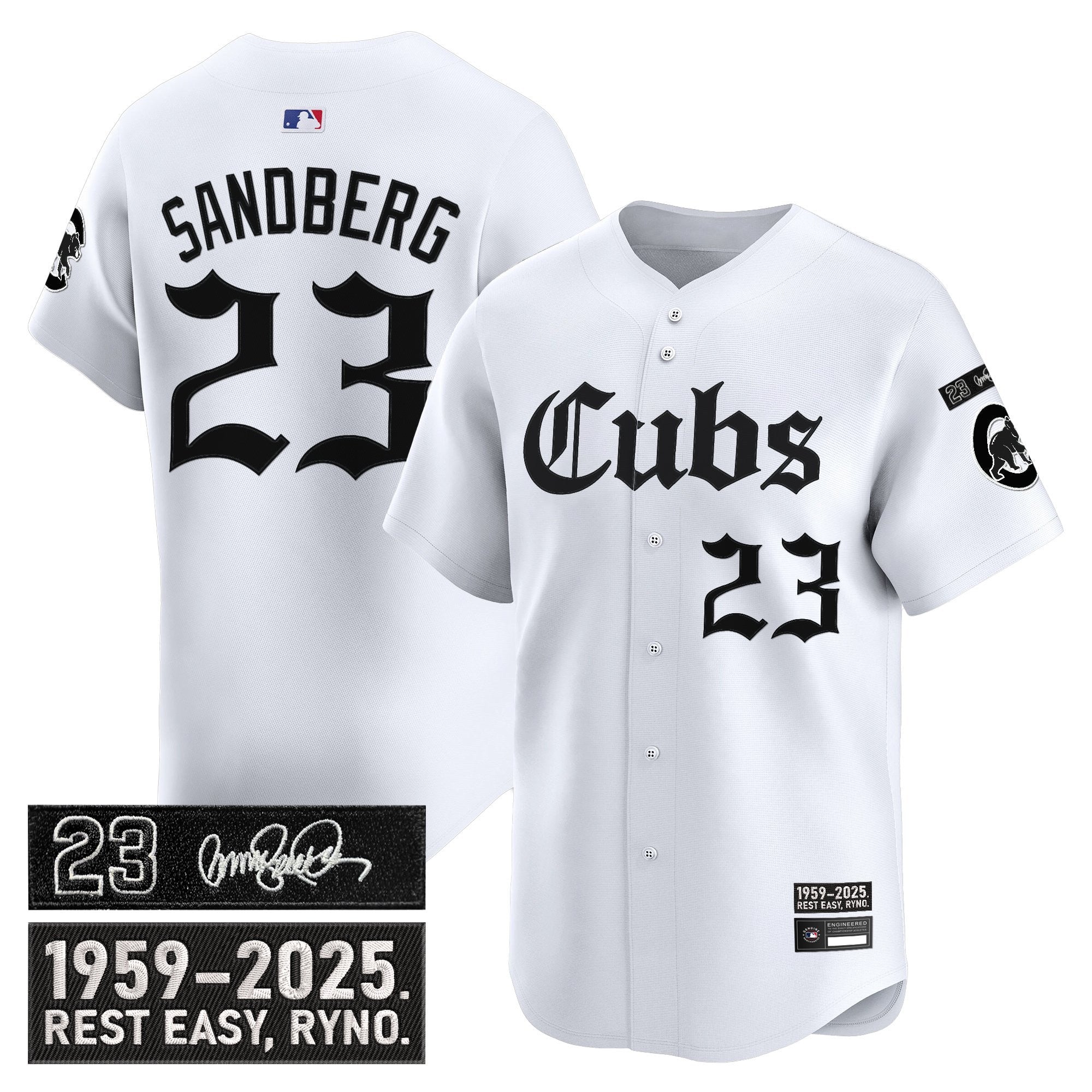 CHC 'Ryne Sandberg Tribute' Vapor Premier Limited Jersey - Gothic Edition - Stitched