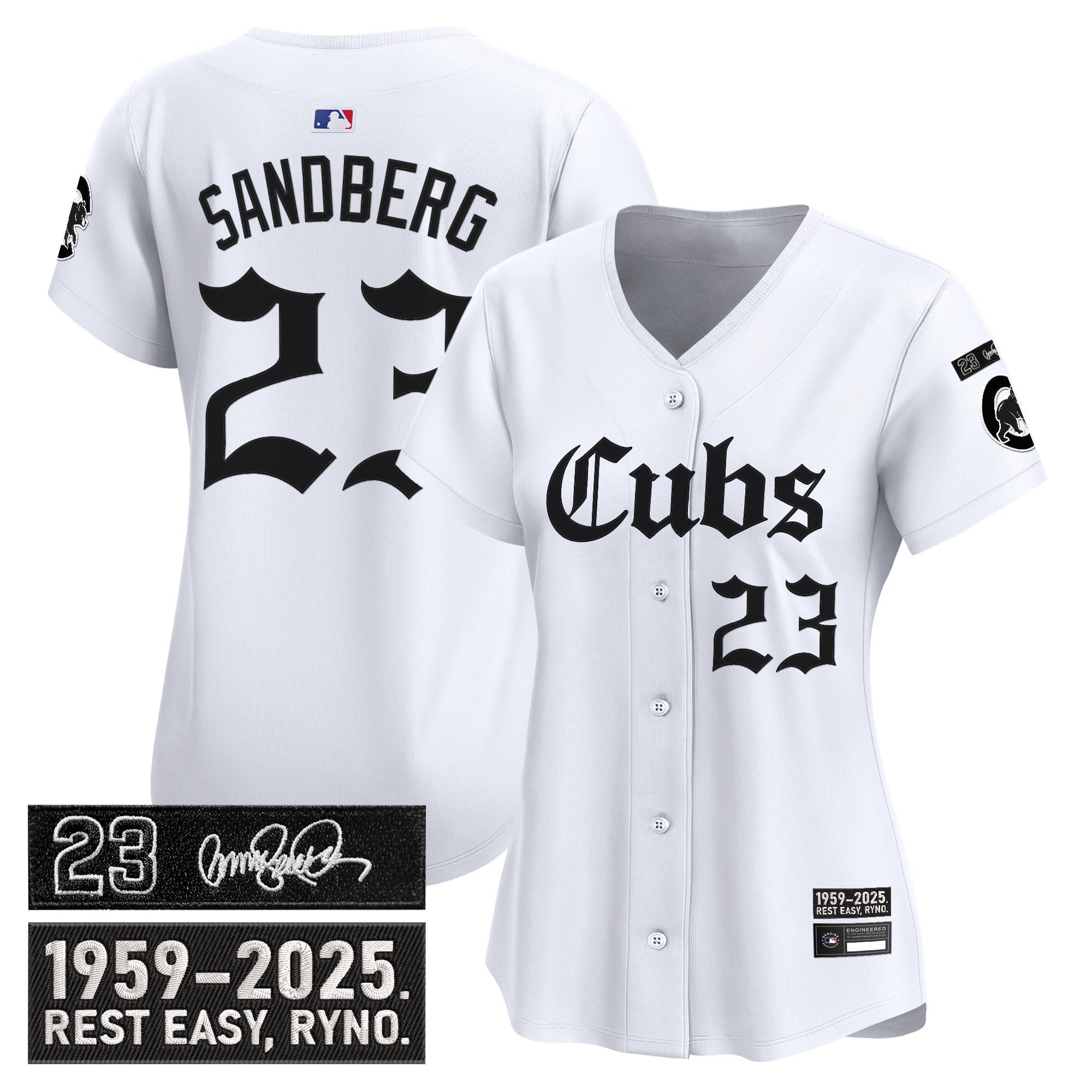 Women's CHC 'Ryne Sandberg Tribute' Vapor Premier Limited Jersey - Gothic Edition - Stitched